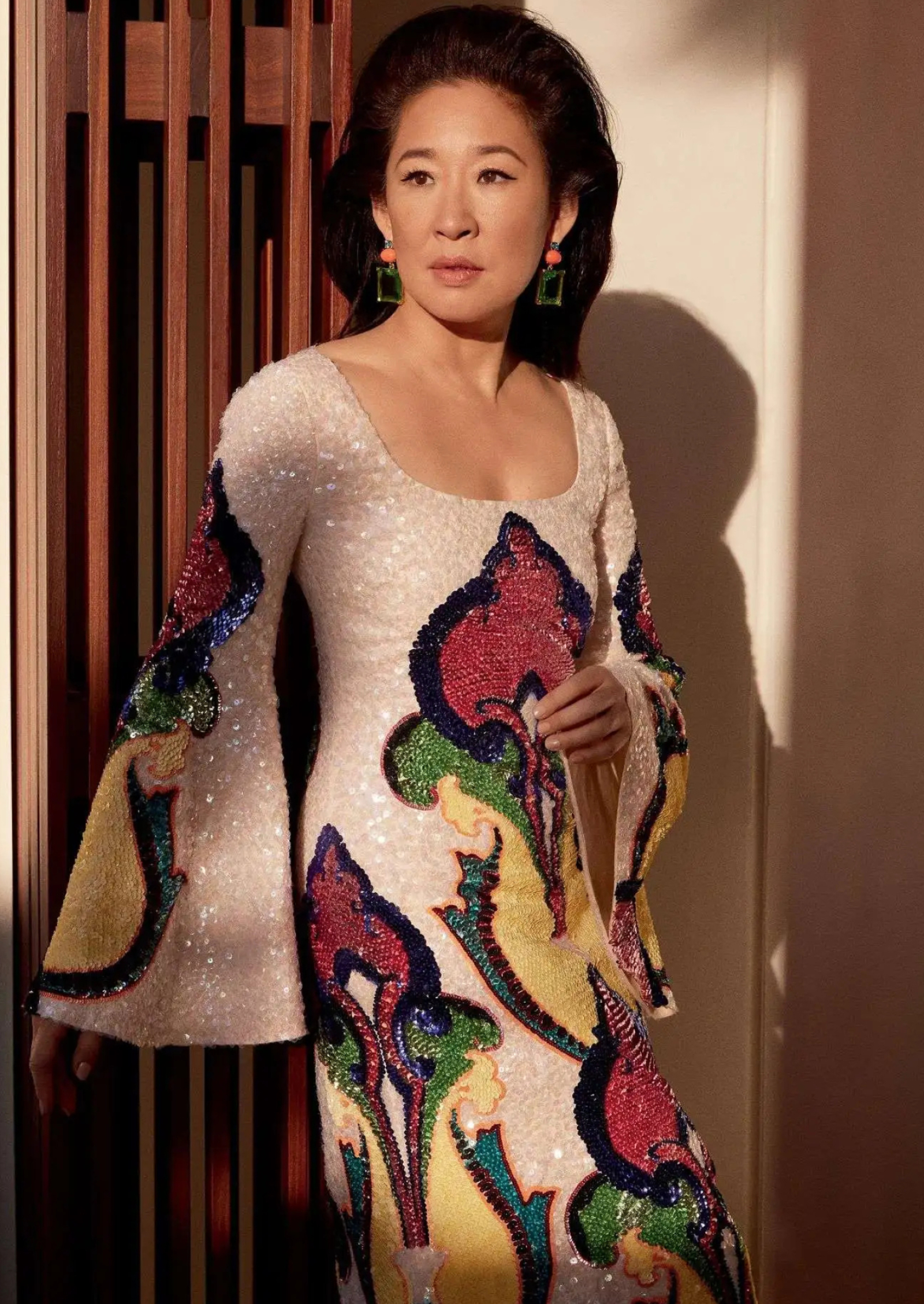 Sandra Oh, Hot photoshoot, Elle Canada, HD quality, 1600x2260 HD Phone