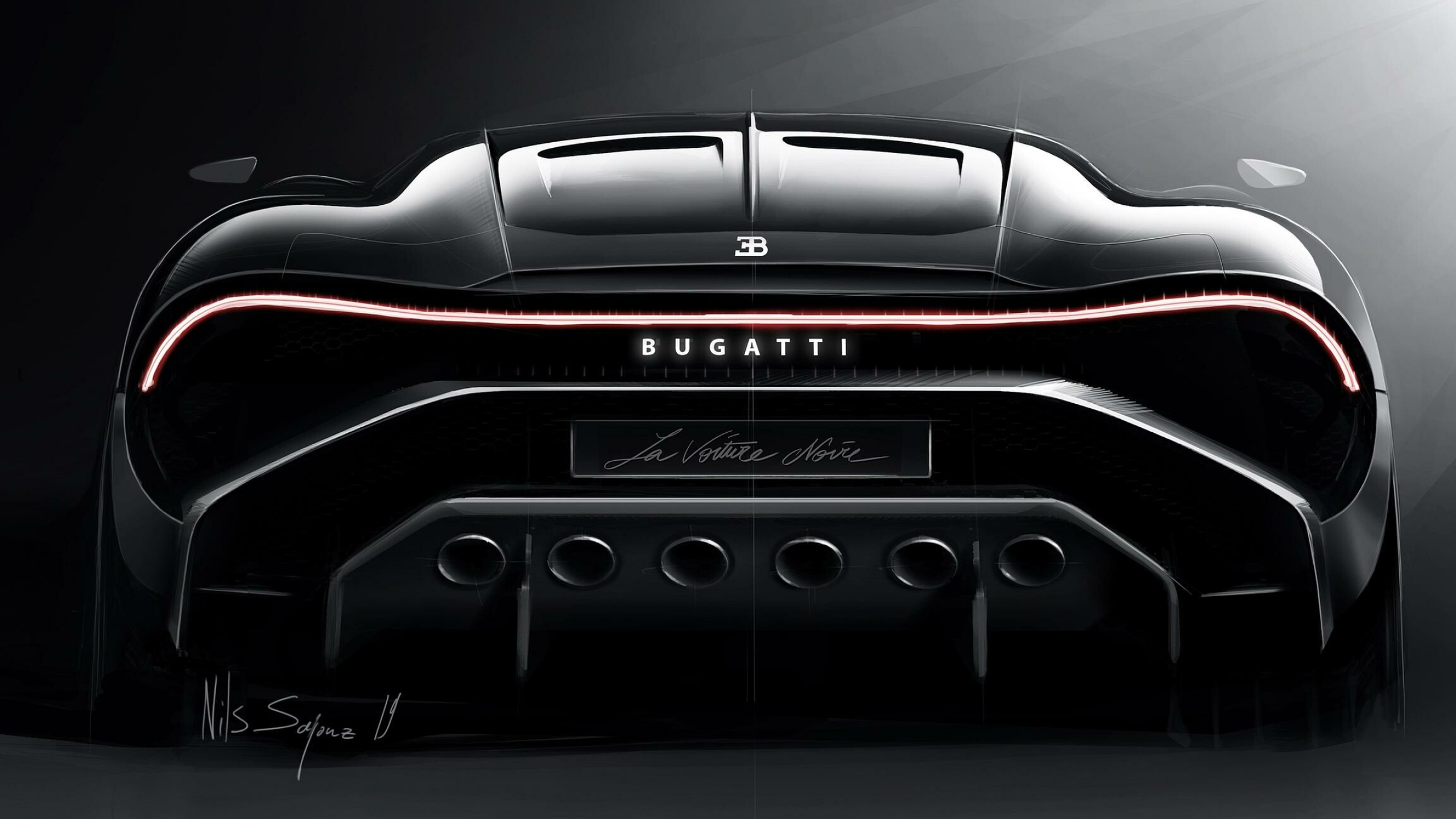 Bugatti La Voiture Noire, Masterpiece on wheels, Unmatched exclusivity, A work of art, 2560x1440 HD Desktop