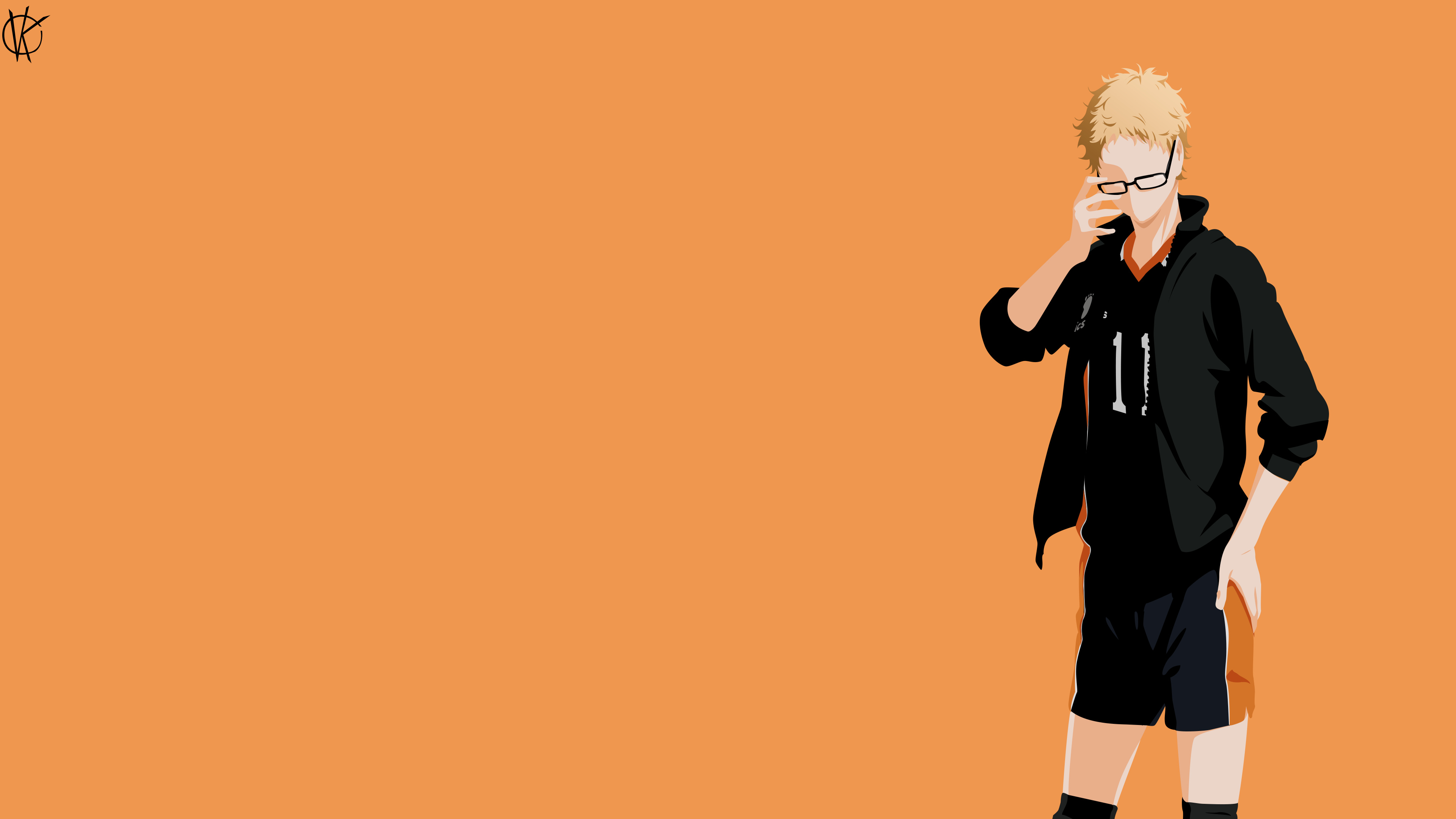 Kei Tsukishima wallpapers, Haikyuu anime, HD backgrounds, Desktop images, 3840x2160 4K Desktop