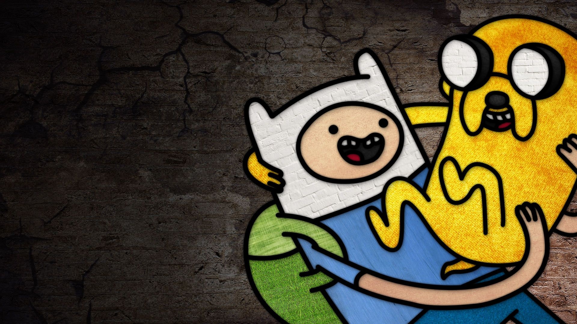 Finn and Jake wallpapers, Adventure duo, Cartoon heroes, Colorful backgrounds, 1920x1080 Full HD Desktop