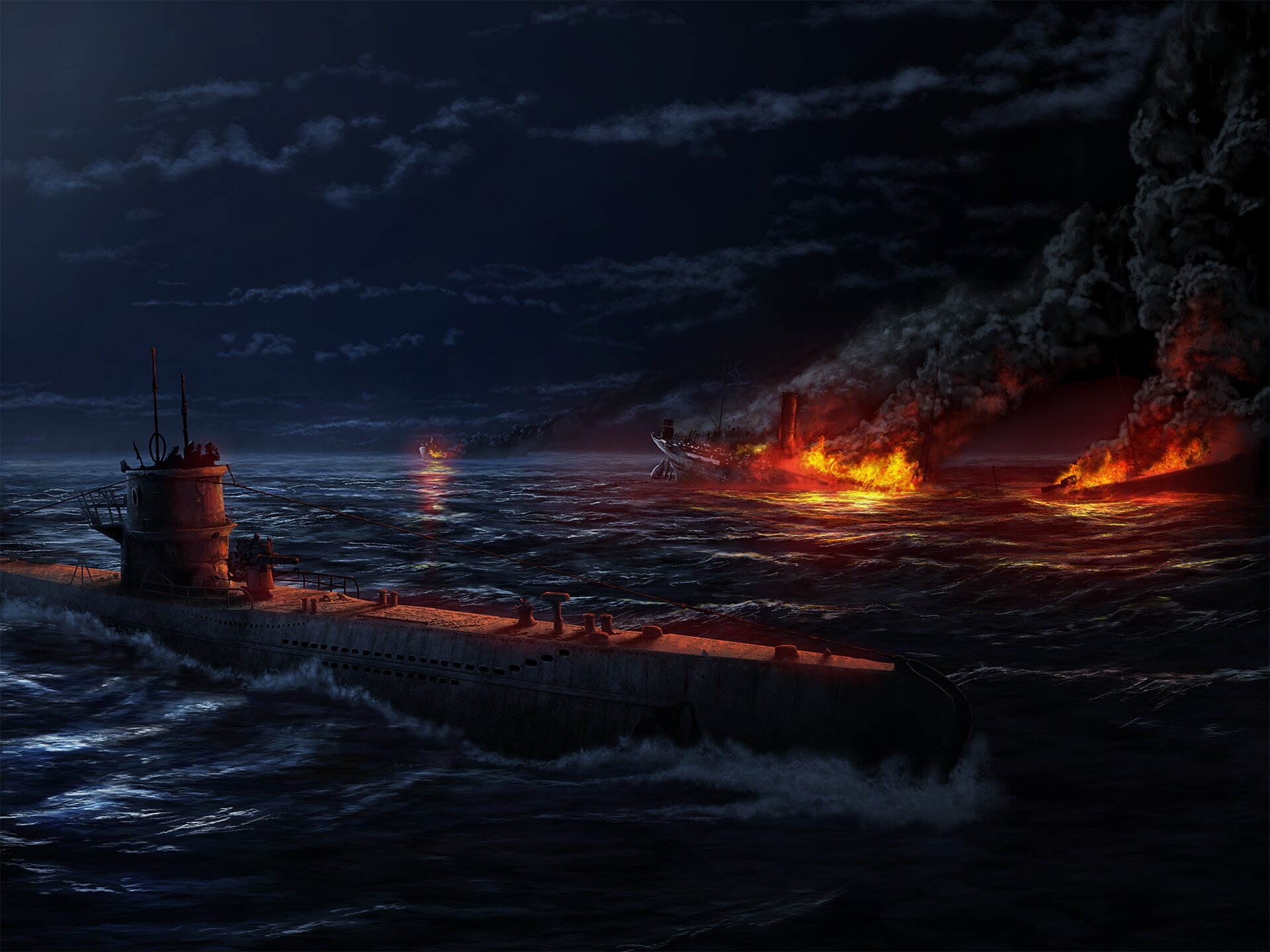 Submarine, Hearts of Iron Wallpaper, 1920x1440 HD Desktop