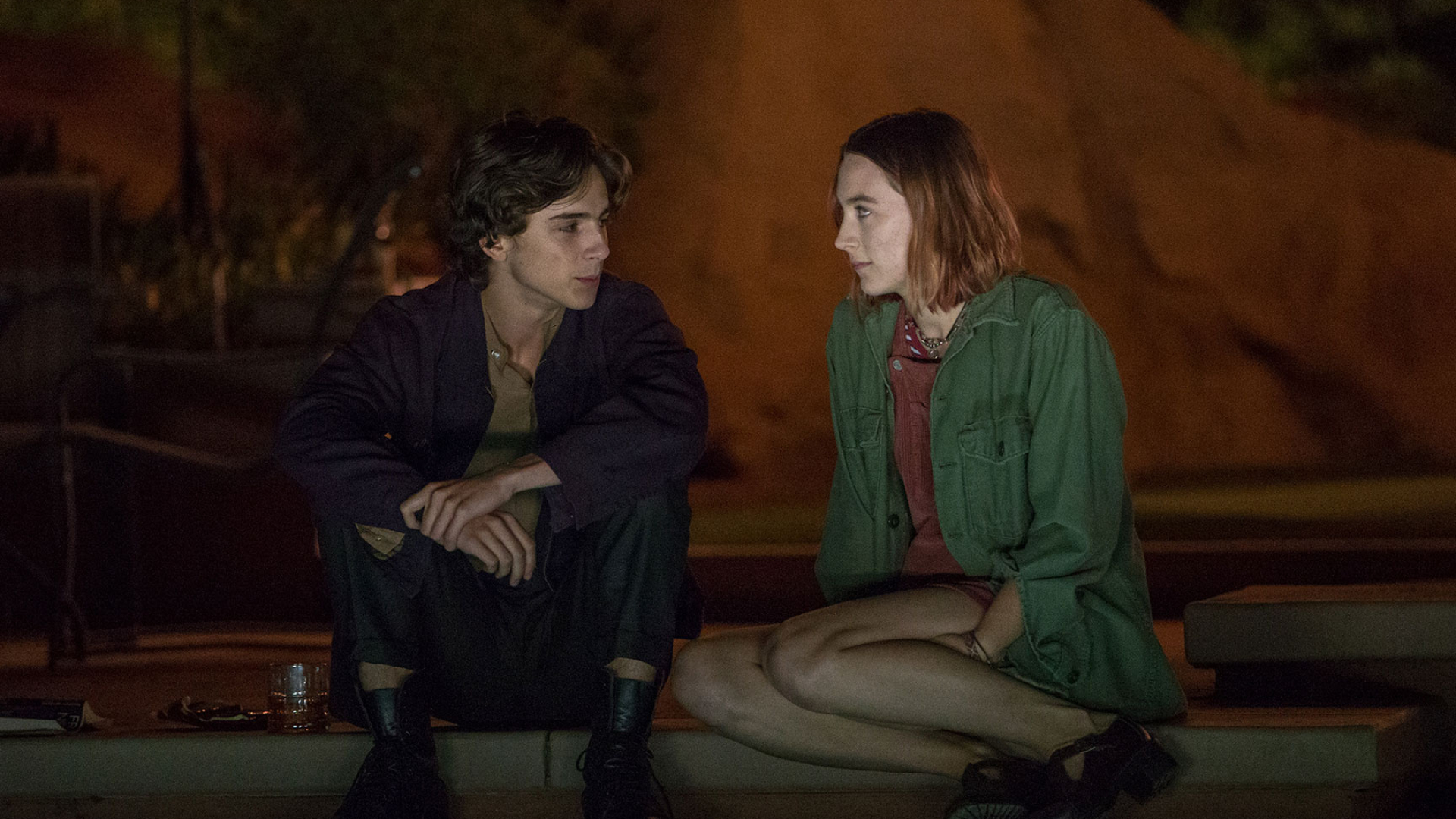 Lady Bird, Saoirse Ronan, Timothe Chalamet, Lionsgate production, 1920x1080 Full HD Desktop