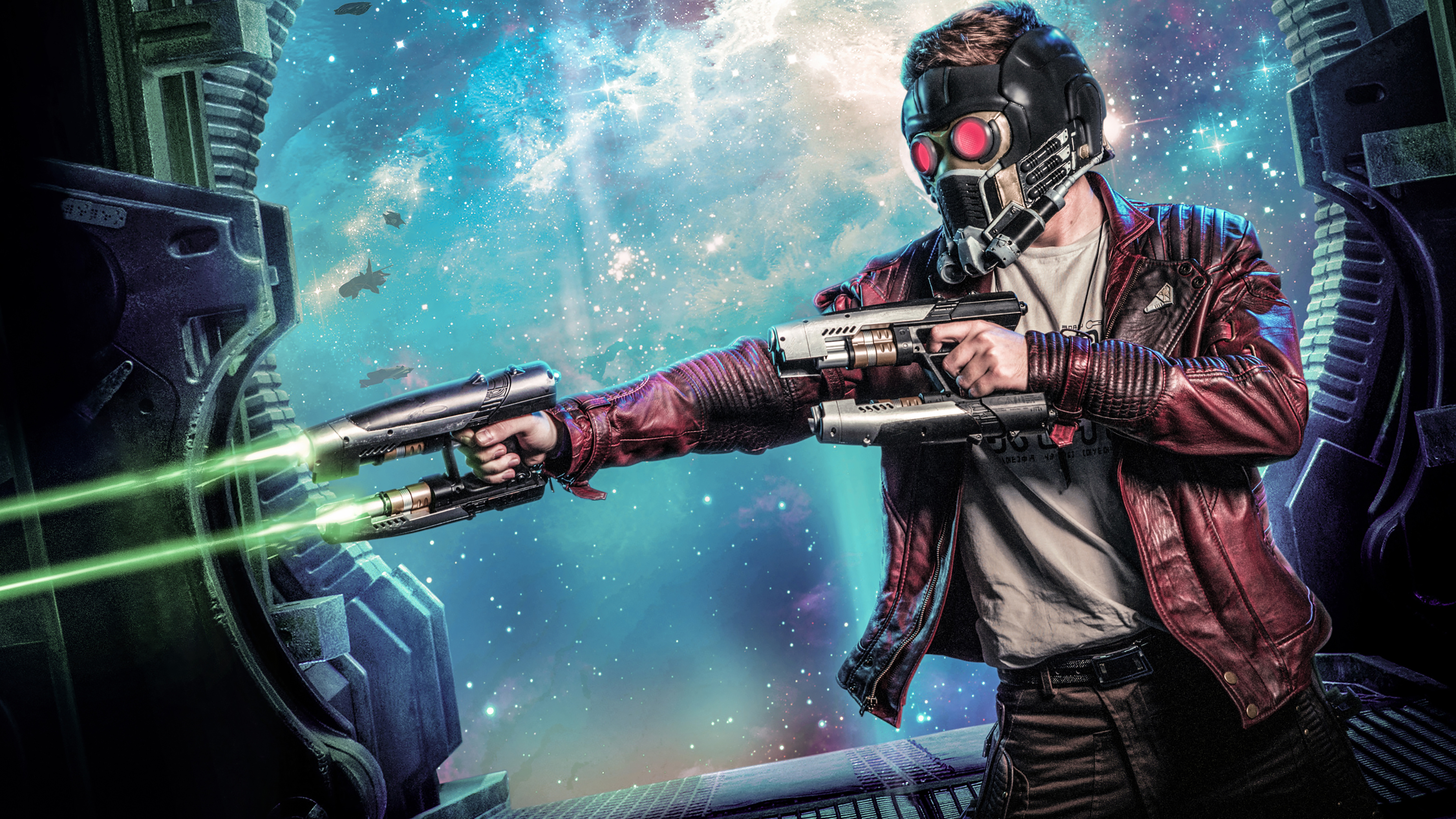 Peter Quill, Ultra HD wallpaper, Marvel cinematic universe, Astounding artwork, 3840x2160 4K Desktop