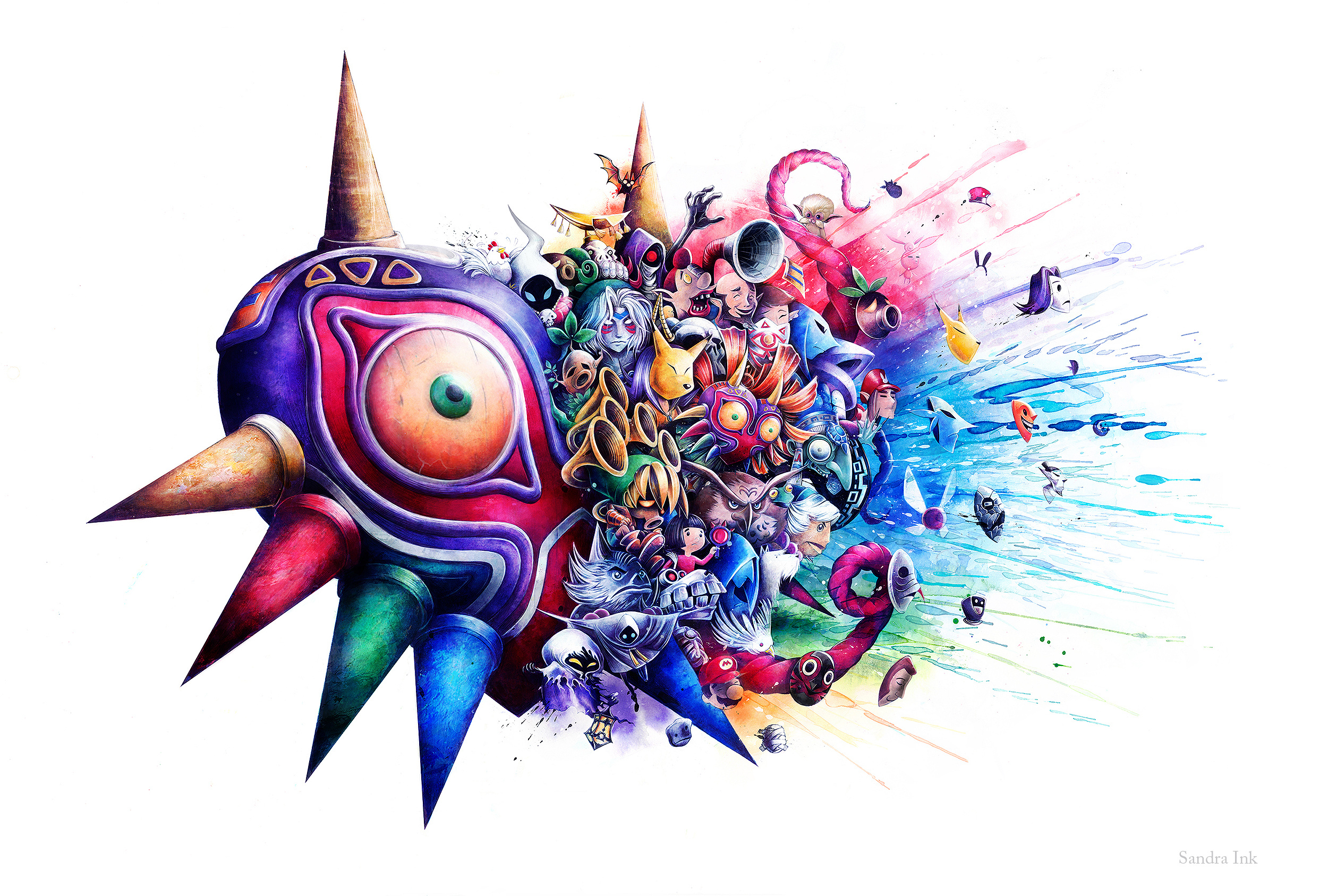 Legend of Zelda, Majora's Mask, HD wallpapers, Background images, 2500x1690 HD Desktop