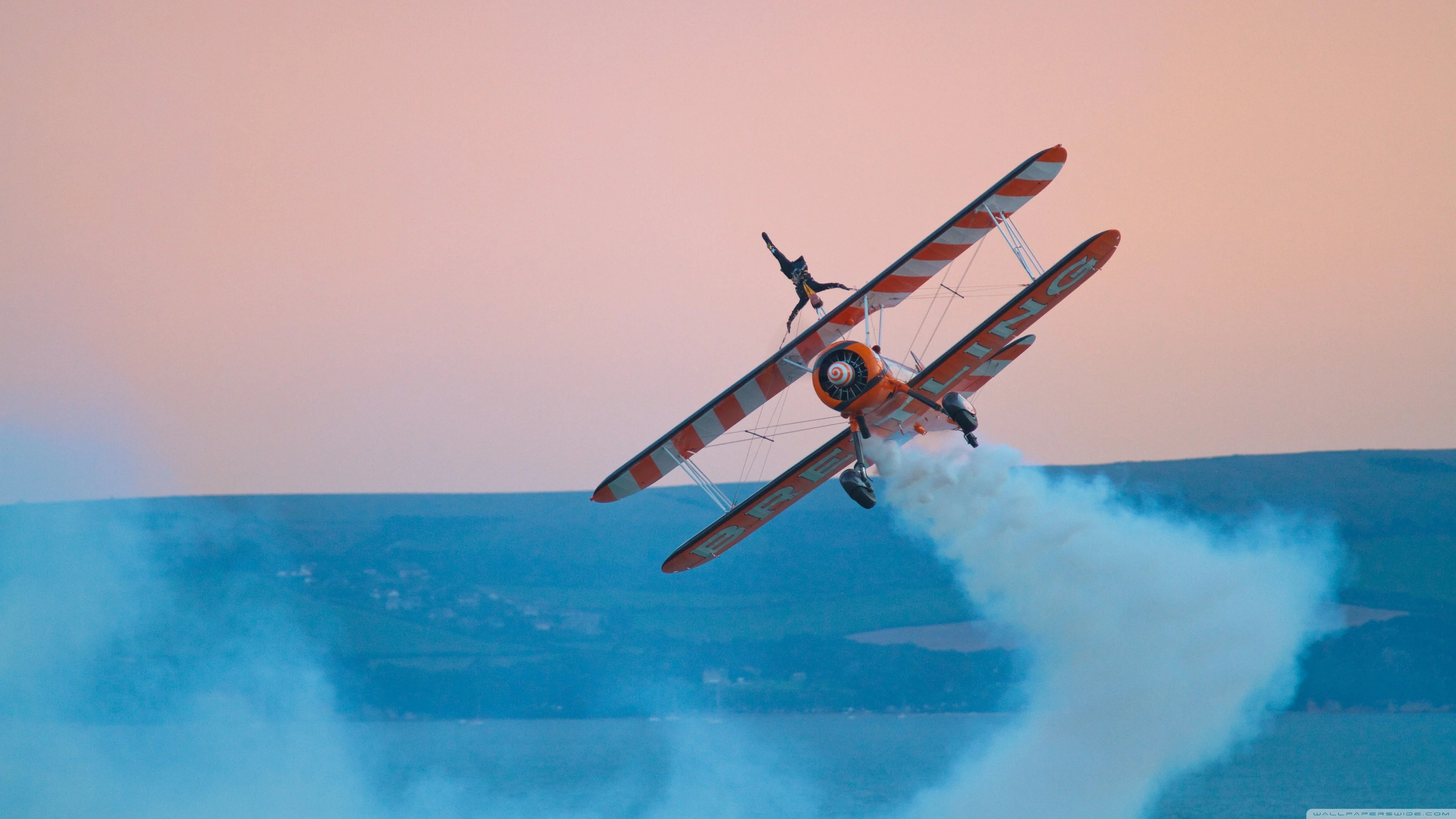 Biplane, Aerobatics Wallpaper, 3840x2160 4K Desktop