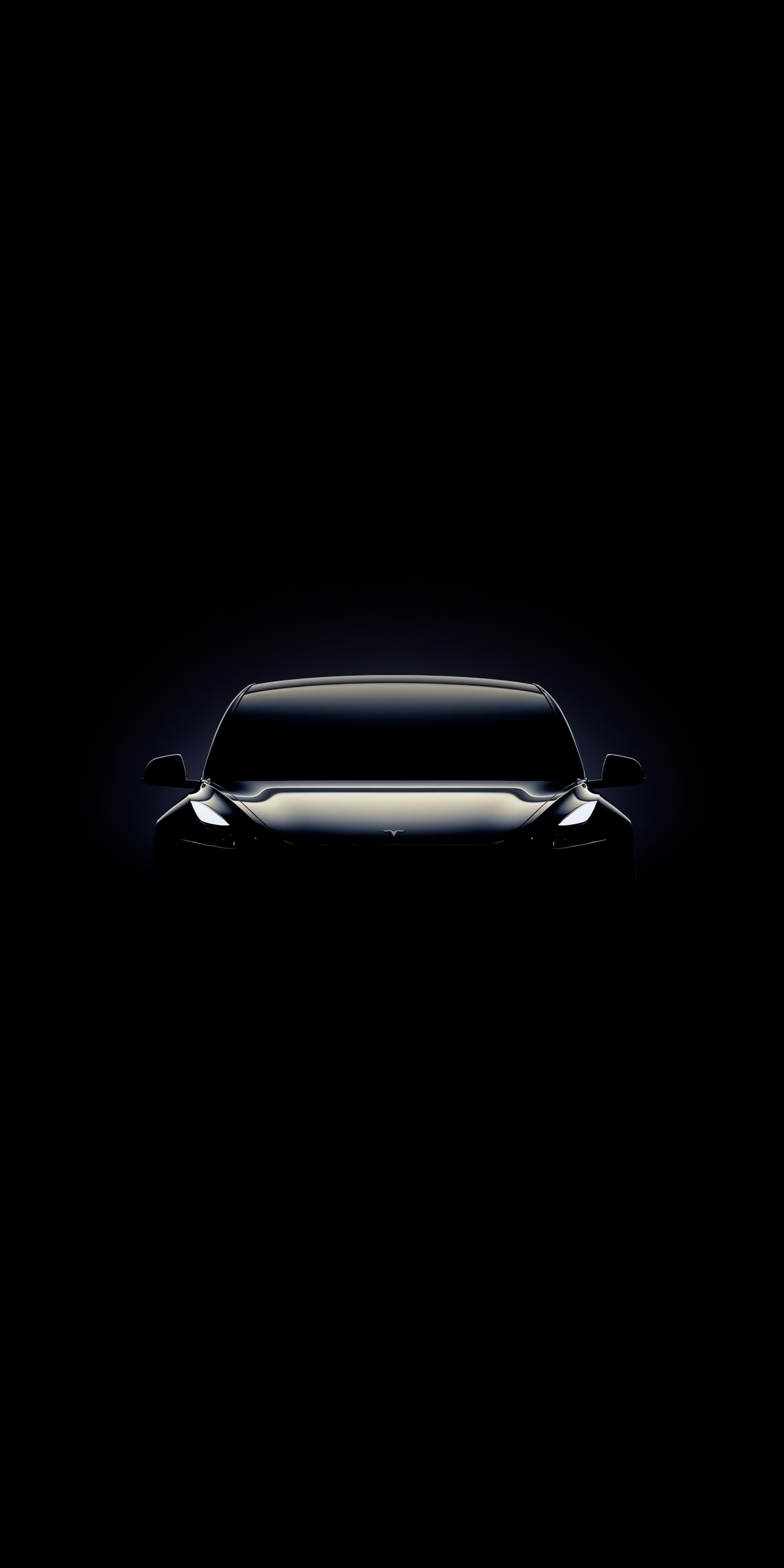 Darkness, Tesla Model 3 Wallpaper, 2160x4320 HD Phone