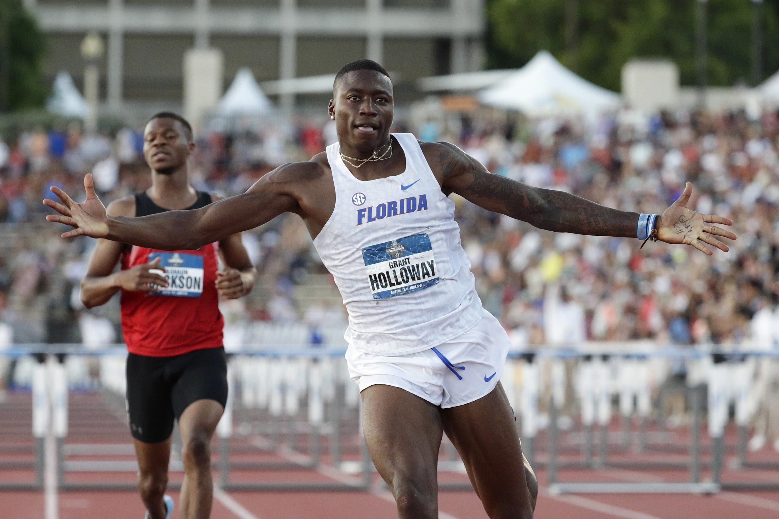 Grant Holloway, SEC male athlete, 2500x1670 HD Desktop