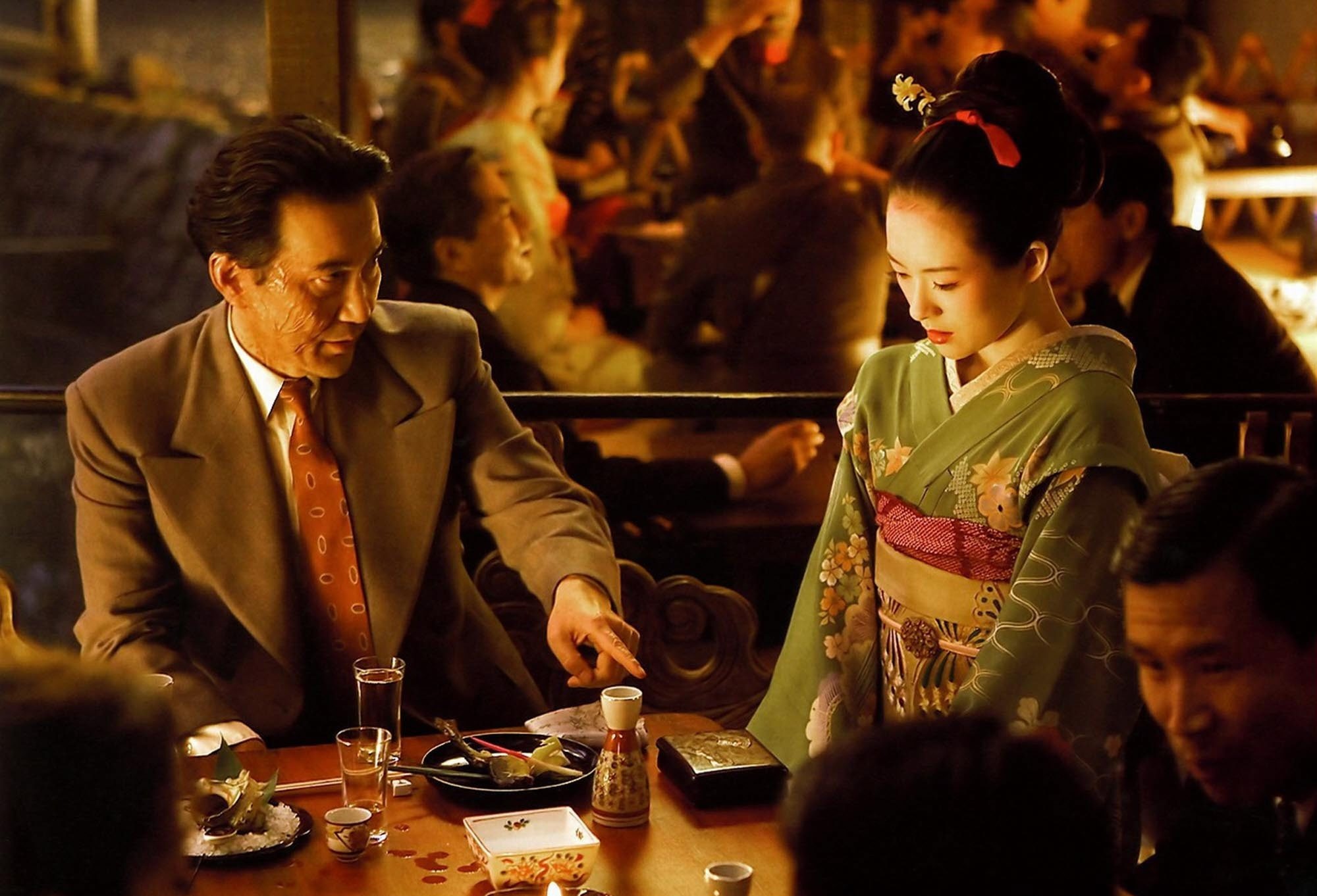 Memoirs of a Geisha, Geisha beauty, Elegant costumes, Exquisite cinematography, 2000x1370 HD Desktop