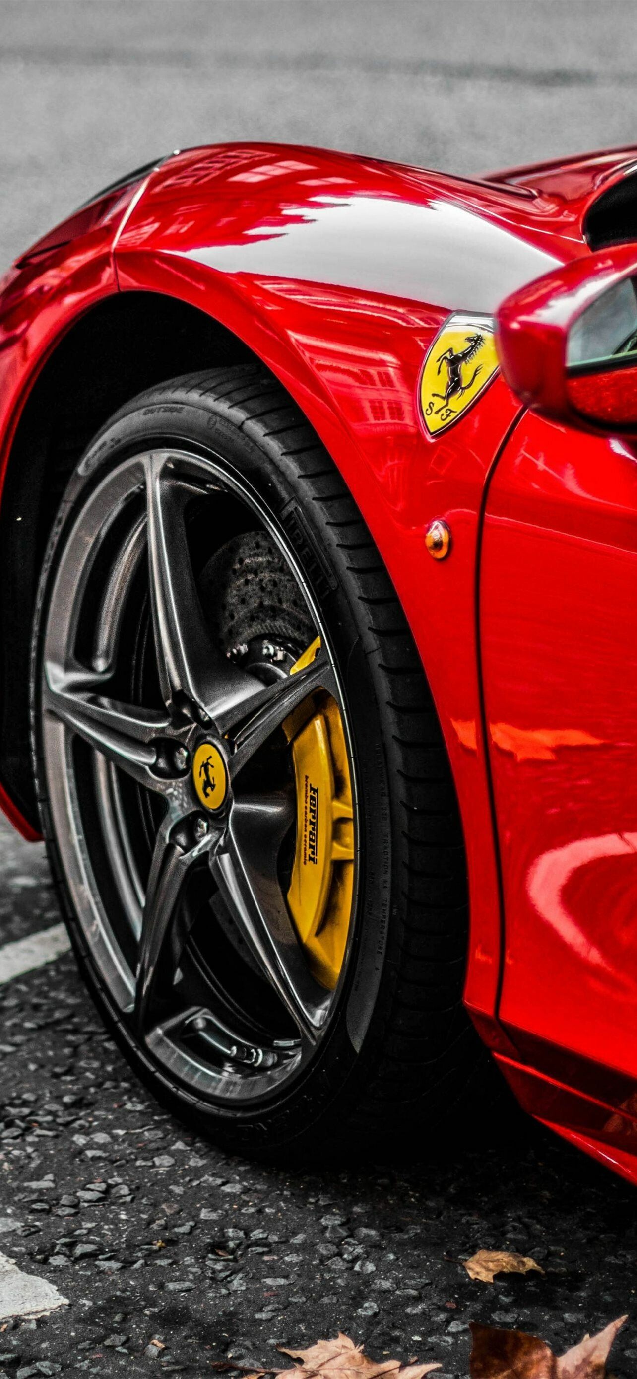 Ferrari, Stylish iPhone wallpapers, Automotive elegance, Free download, 1290x2780 HD Phone