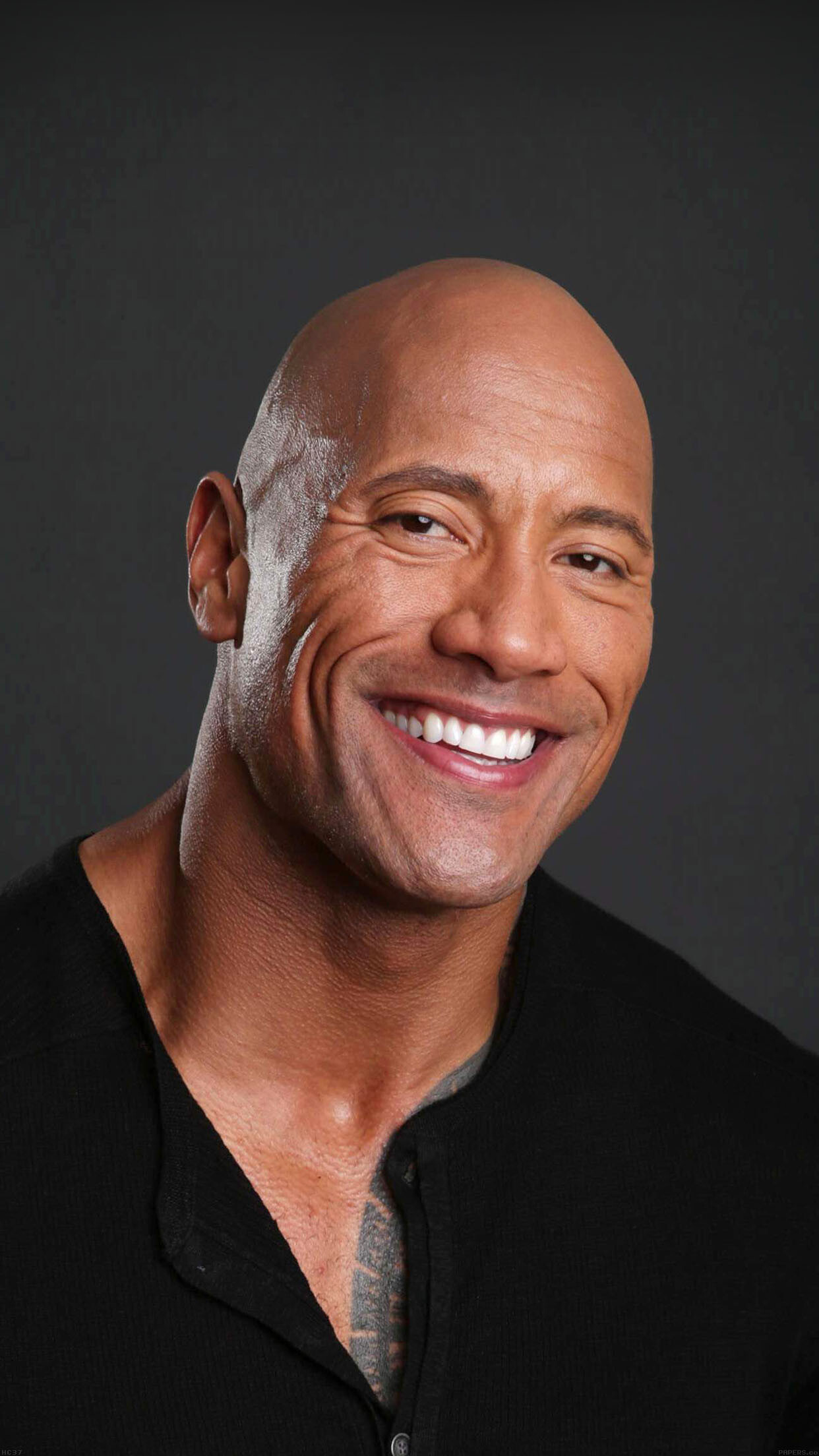 Dwayne Johnson iPhone wallpaper, Action actor, Celebrity style, HD quality, 1250x2210 HD Phone