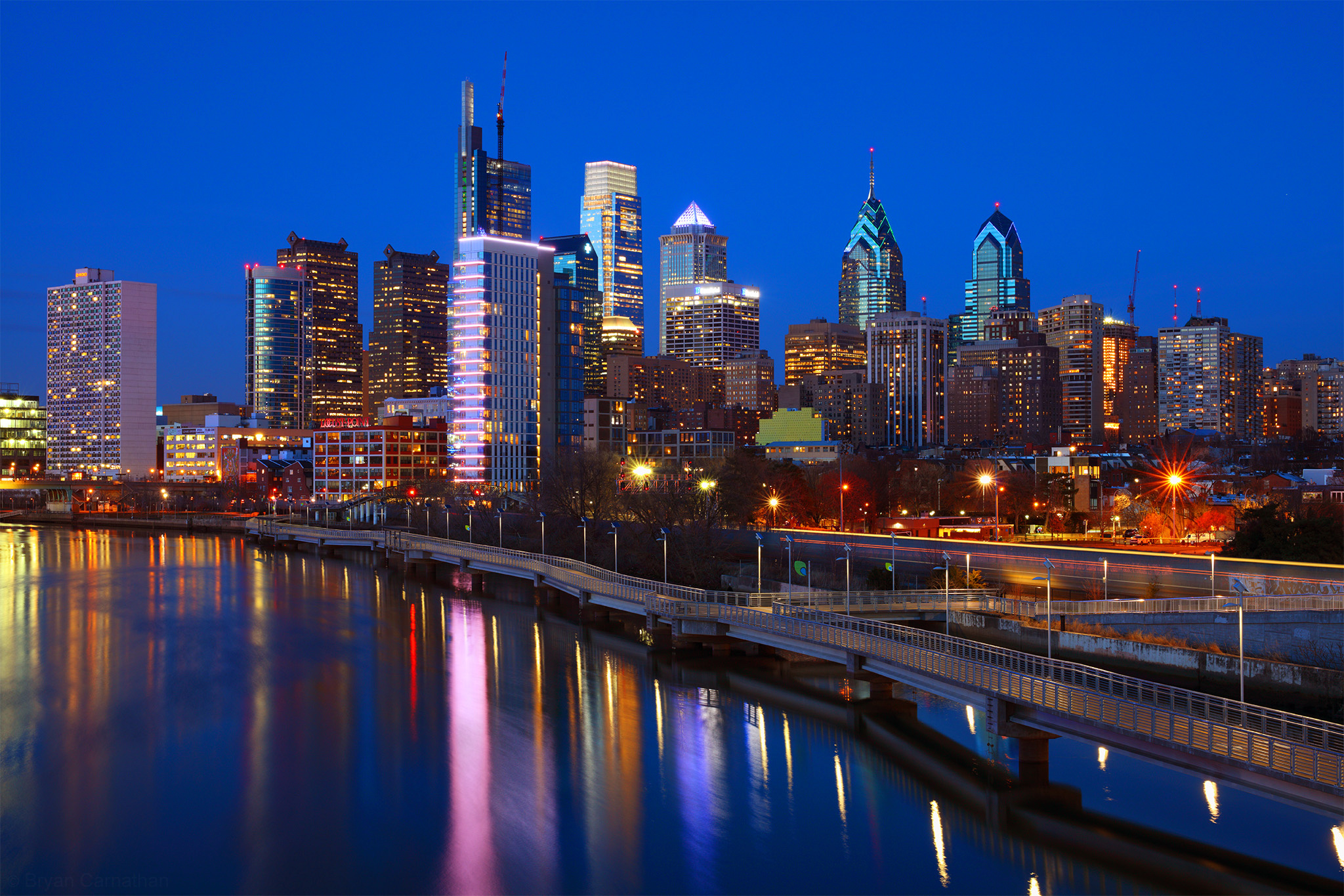 Philadelphia Skyline, Travels, HD wallpapers, Backgrounds, 2050x1370 HD Desktop