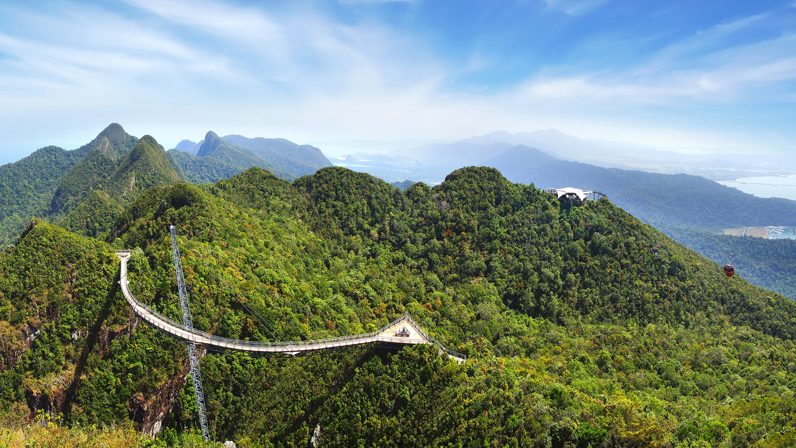 Langkawi Sky Bridge, Malaysia Wallpaper, 2560x1440 HD Desktop