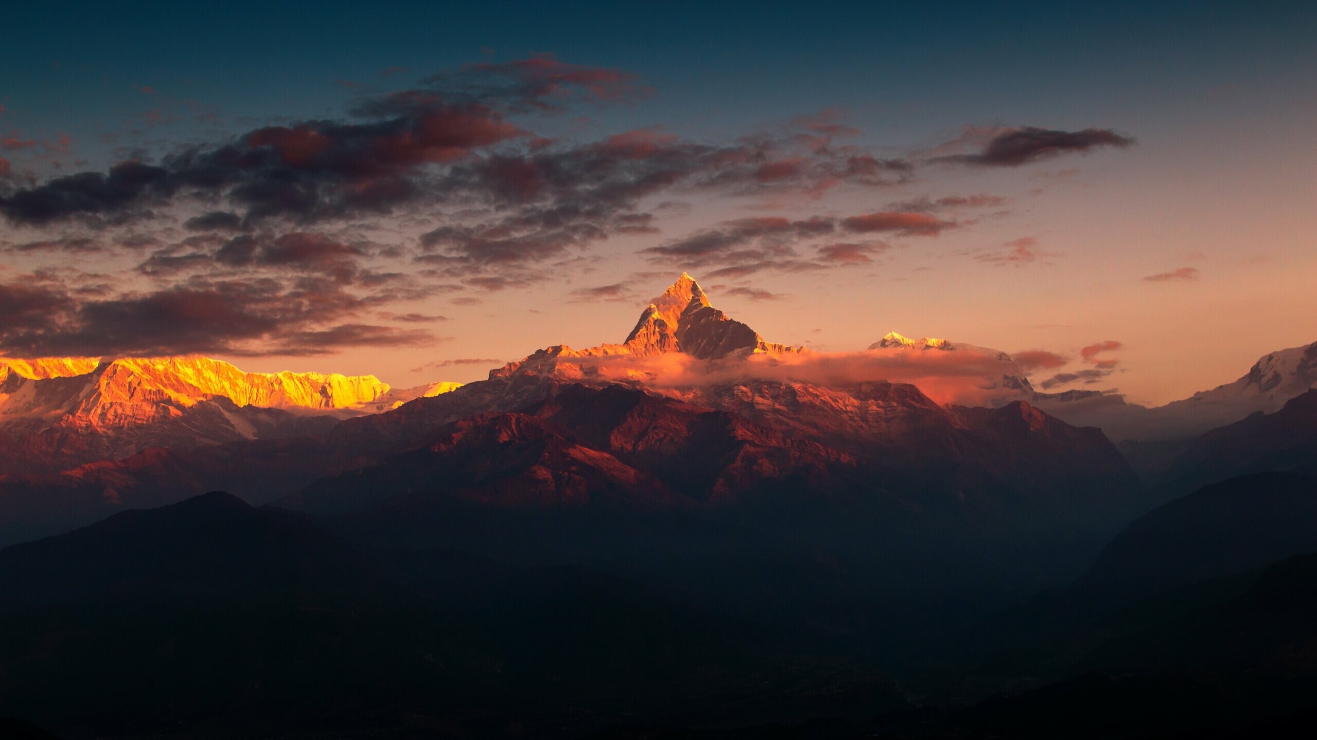 Himalayas 5K, 1440p resolution, HD wallpapers, Images, 2560x1440 HD Desktop