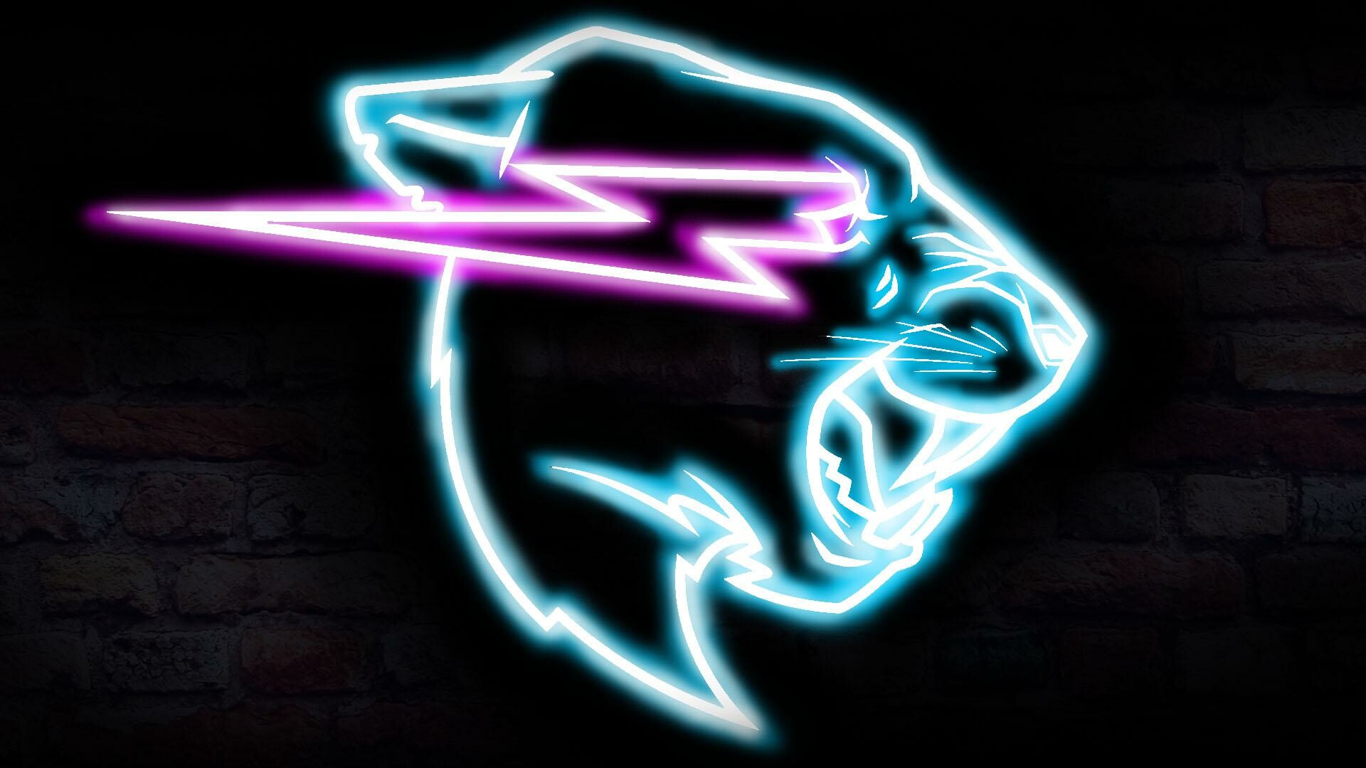 Neon sign, MrBeast Wallpaper, 1920x1080 Full HD Desktop