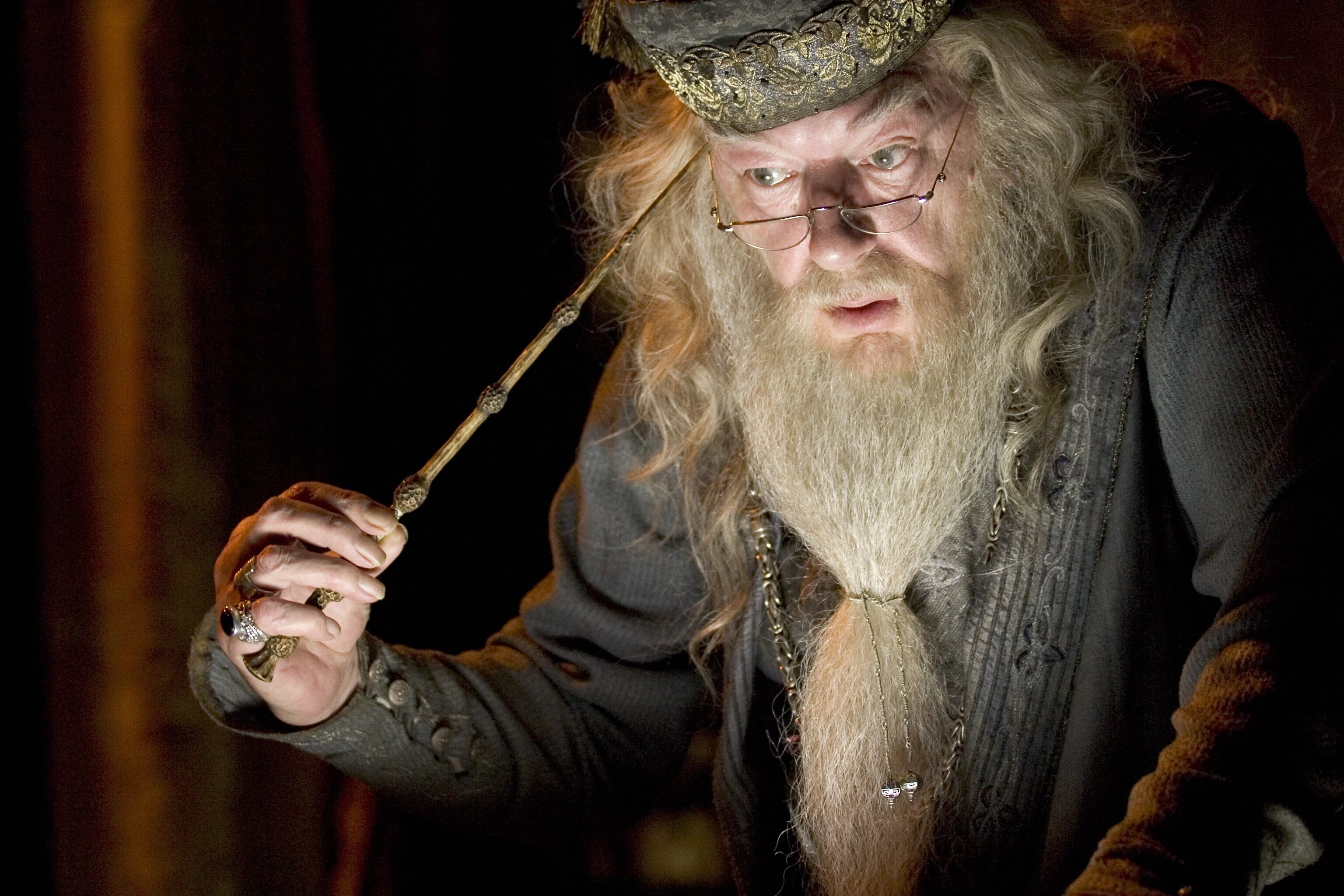 Dumbledore, Michael Gambon, Albus Dumbledore, Wallpaper, Movie character, 3080x2050 HD Desktop