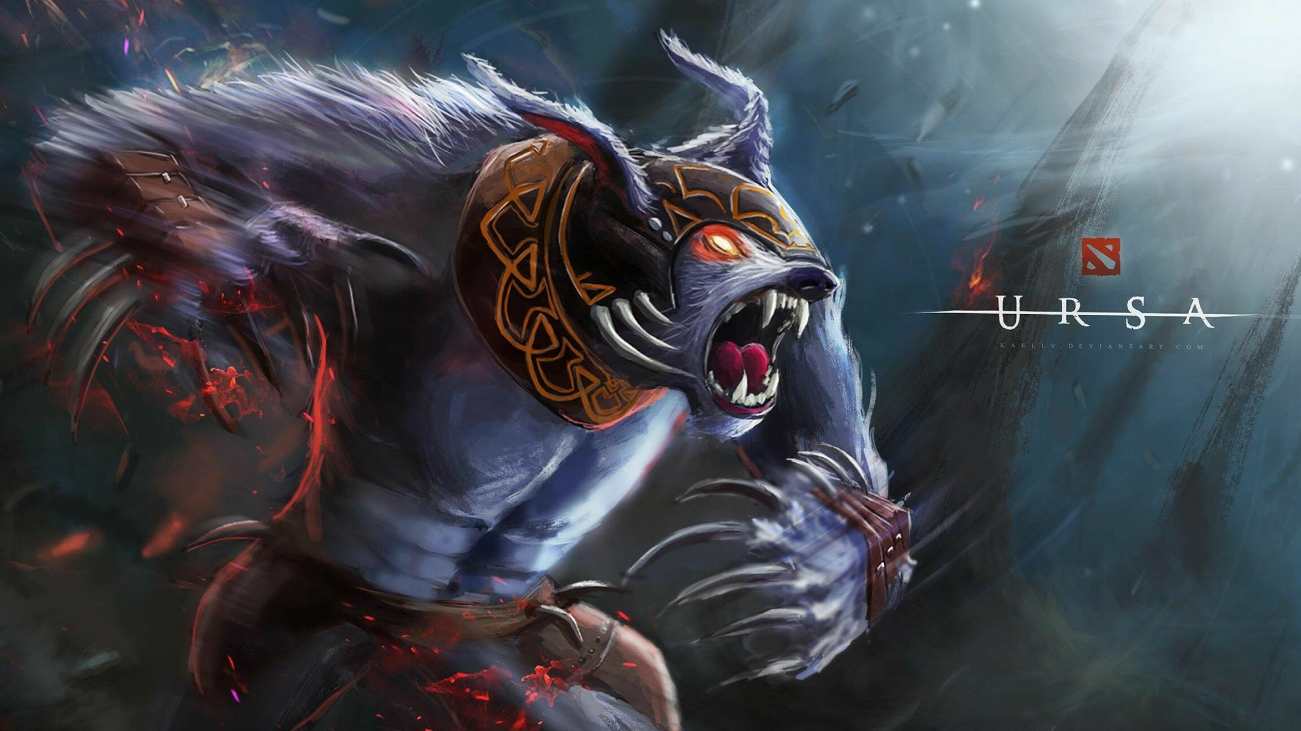 Ursa, Dota 2 Wallpaper, 2560x1440 HD Desktop