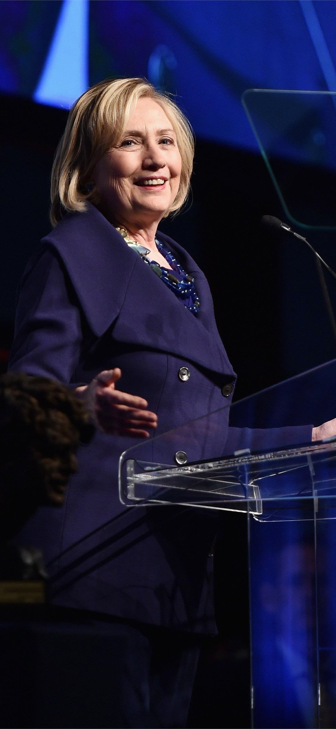 RFK Ripple Of Hope Gala, Hillary Clinton Wallpaper, 1130x2440 HD Phone