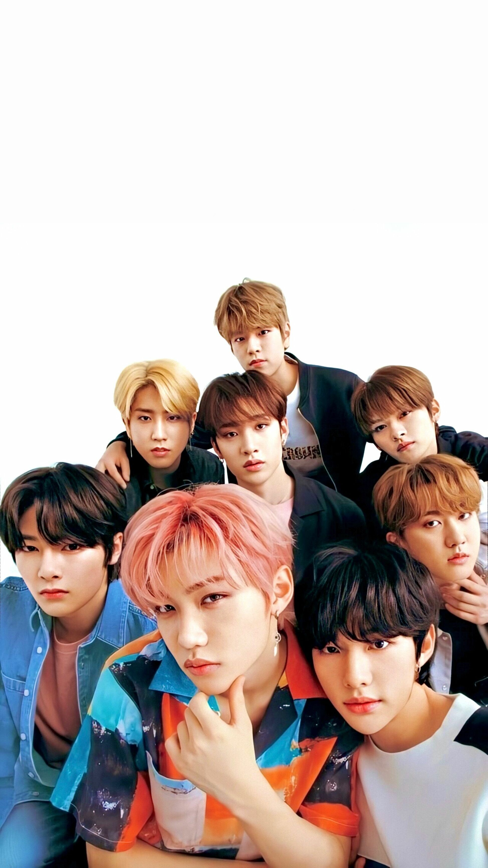 Stray Kids, Trendsetting group, Captivating 2020 visuals, Striking backgrounds, 1950x3470 HD Phone