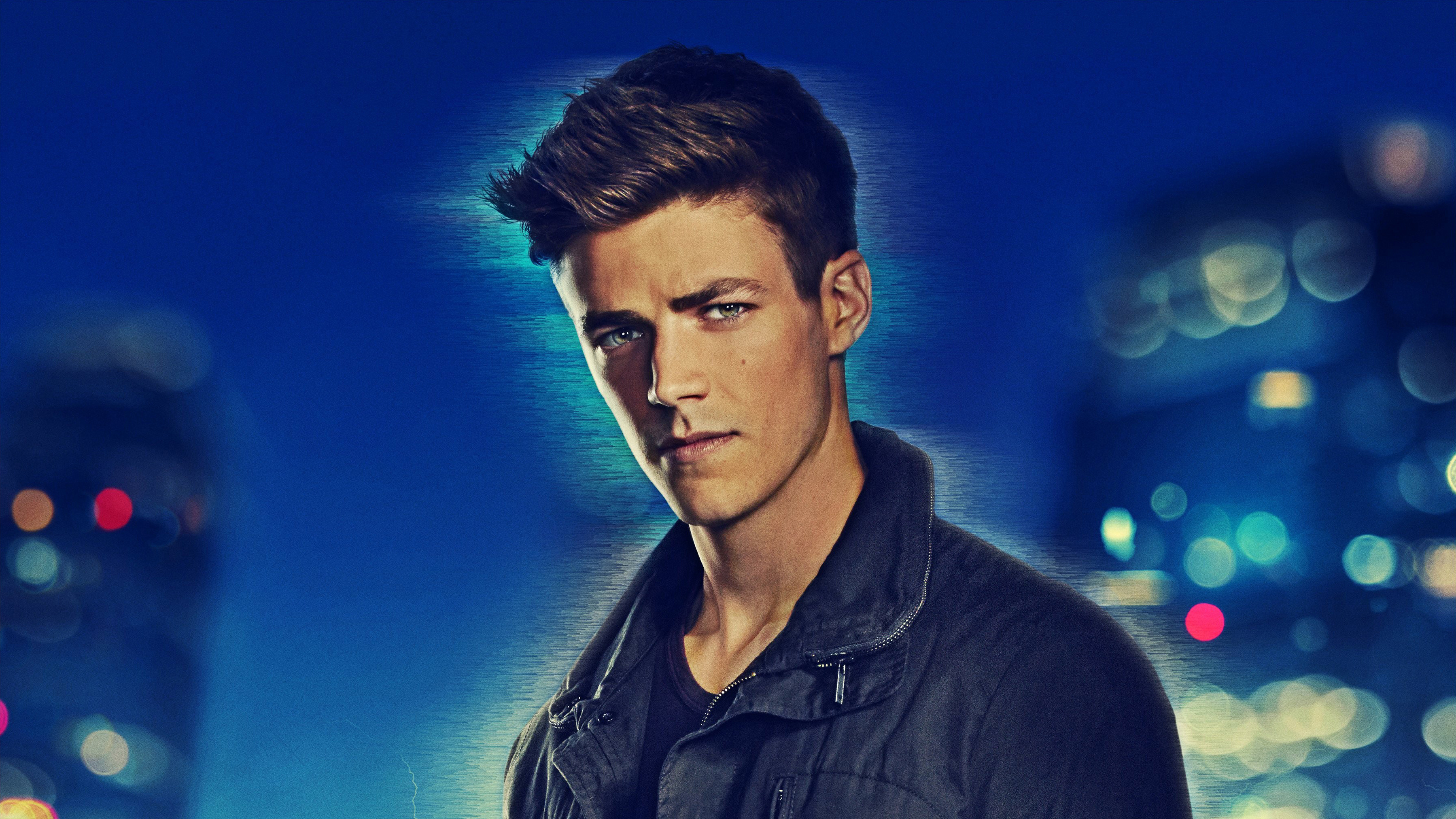 Grant Gustin, Barry Allen, The Flash, TV shows, 3600x2030 HD Desktop