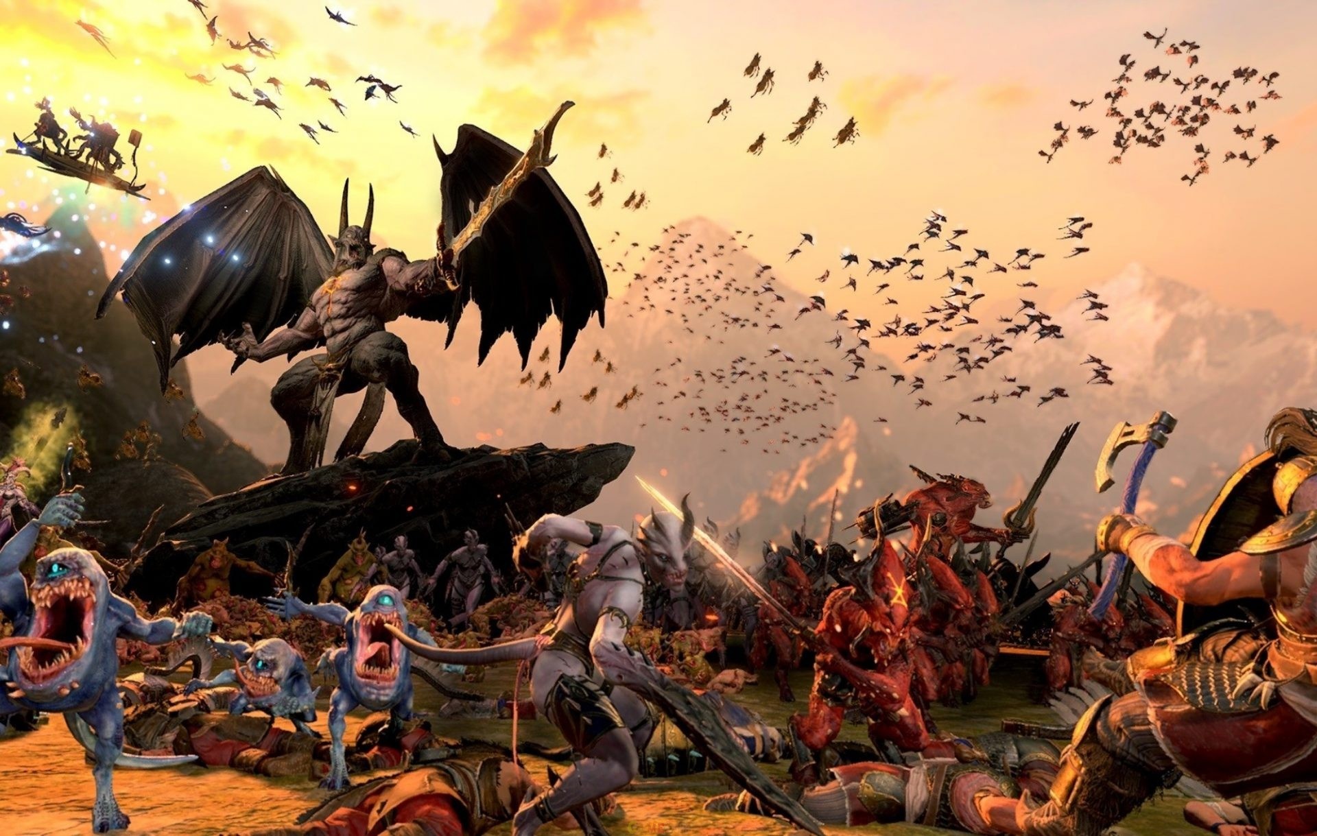 Total War: Warhammer III, Microsoft Windows game, Thrilling battles, Epic storytelling, 1920x1220 HD Desktop