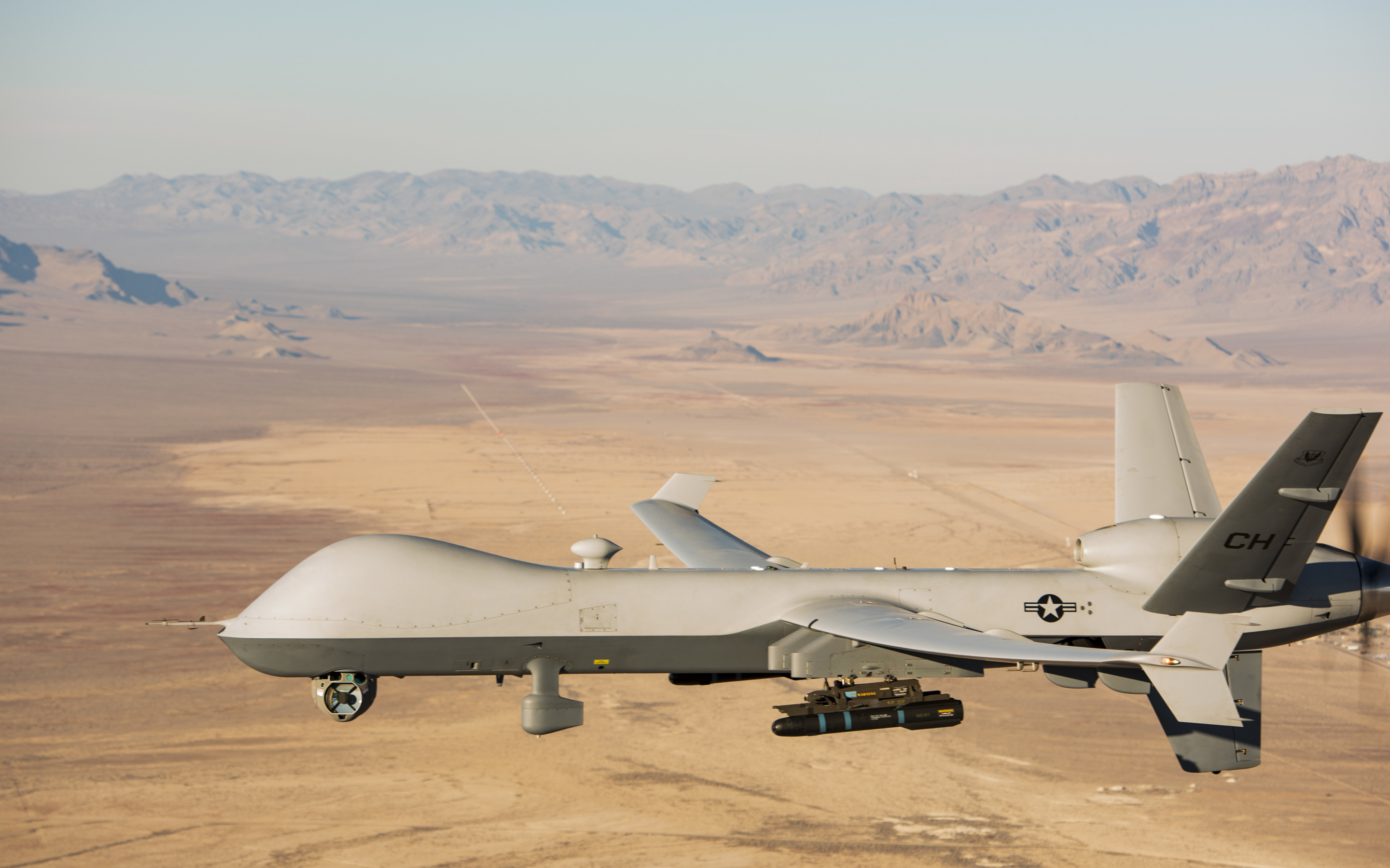 General Atomics, MQ-9 Reaper, Predator B, US Air Force, 2880x1800 HD Desktop