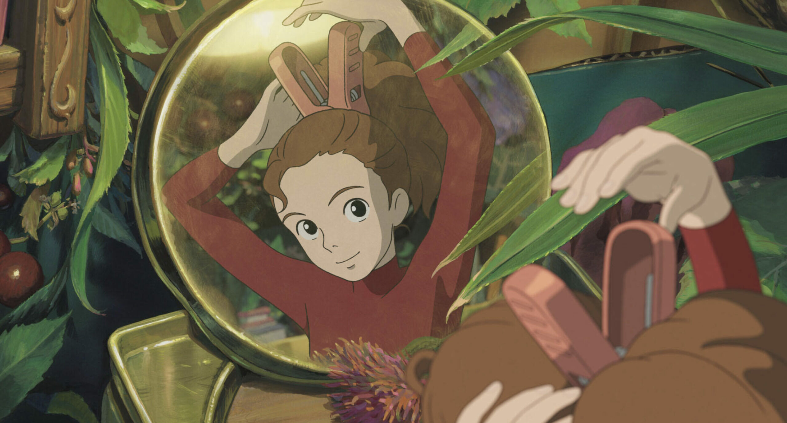 The Secret World of Arrietty, Studio Ghibli shares HD images, Classic film wallpapers, Animated nostalgia, 2560x1380 HD Desktop