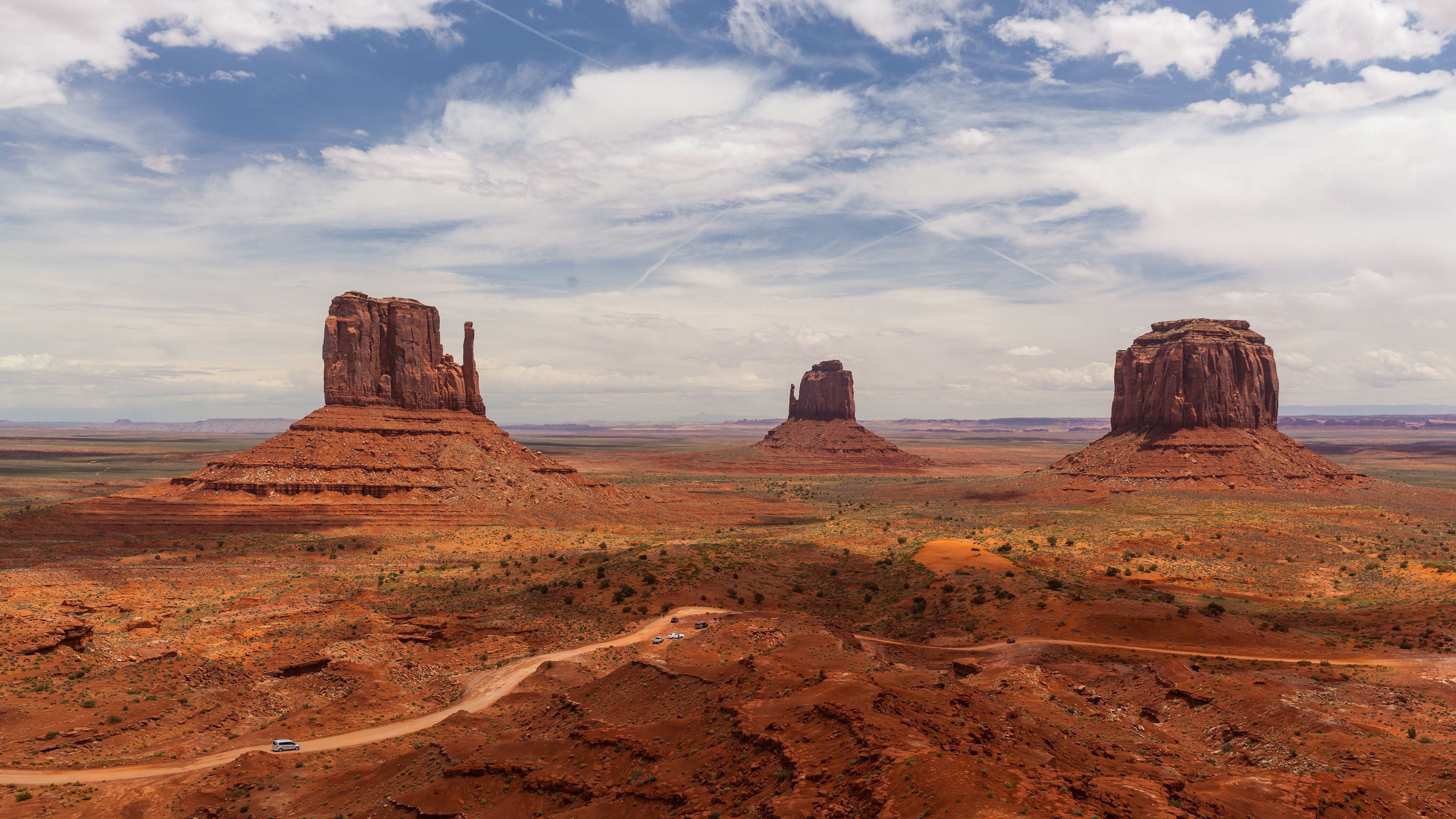 8K Monument Valley wallpapers, Top free backgrounds, High-resolution landscapes, Desert solitude, 3840x2160 4K Desktop