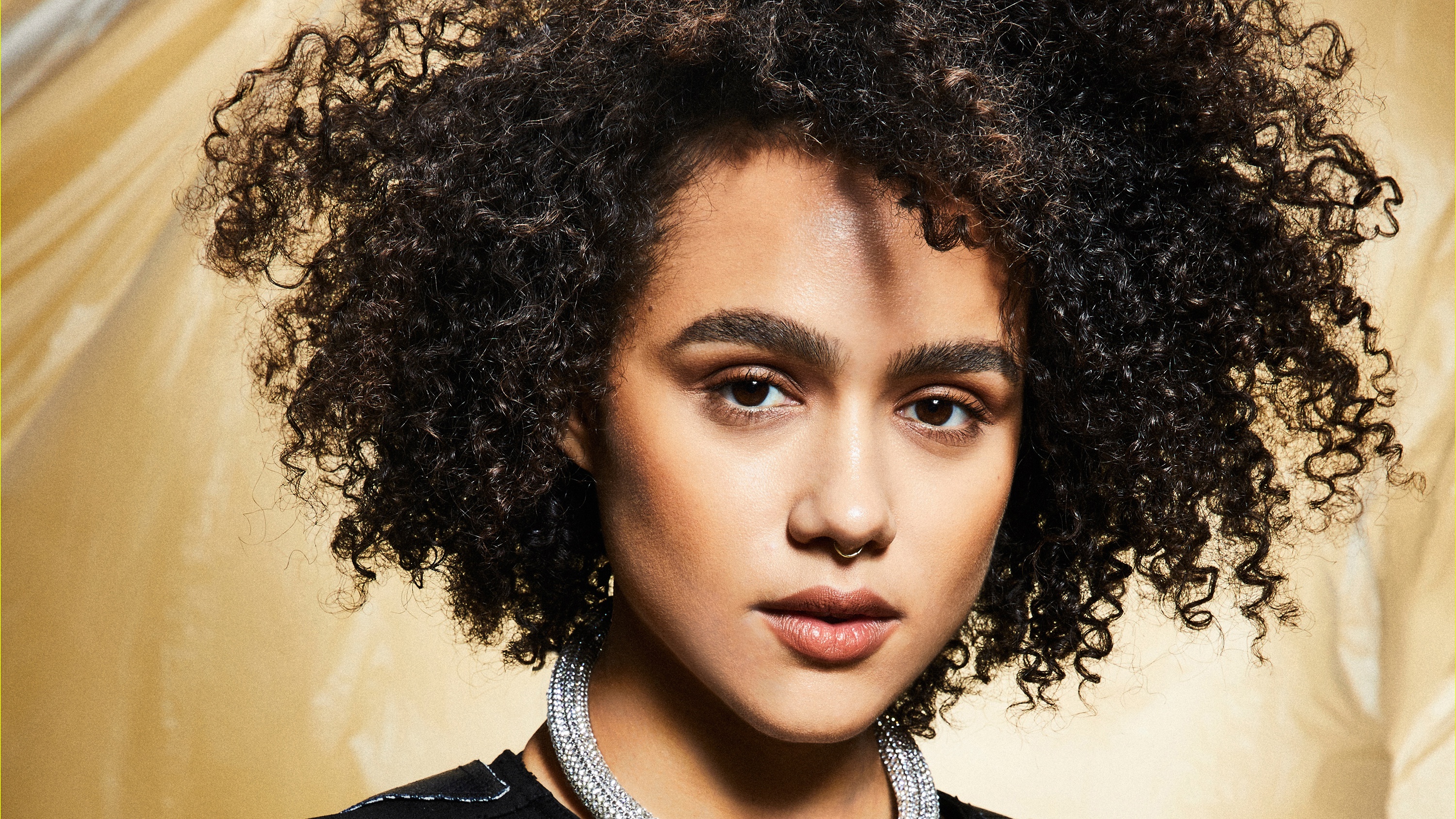 Elle 2019, Nathalie Emmanuel Wallpaper, 3000x1690 HD Desktop