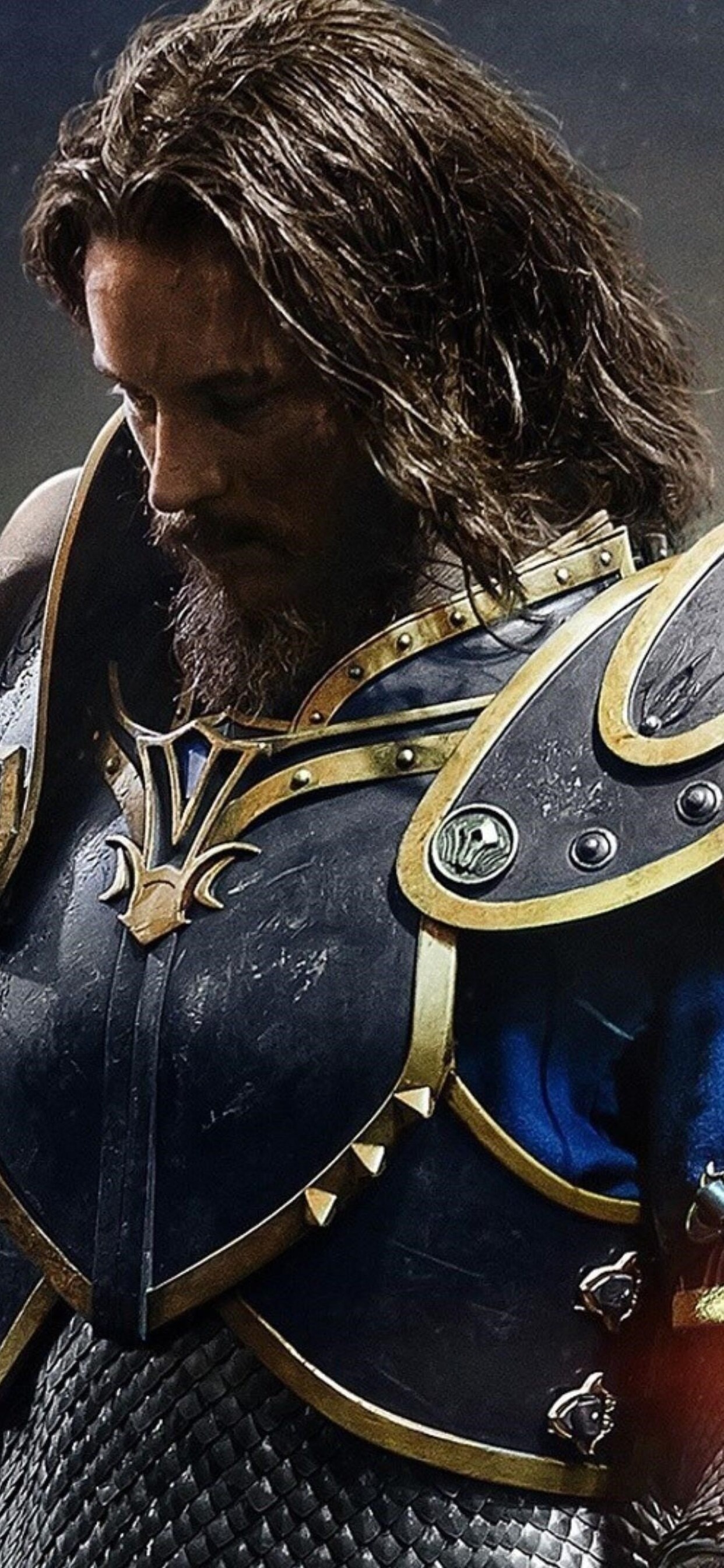 Warcraft Movie, Anduin Lothar, iPhone XS Max, High definition, 1250x2690 HD Phone