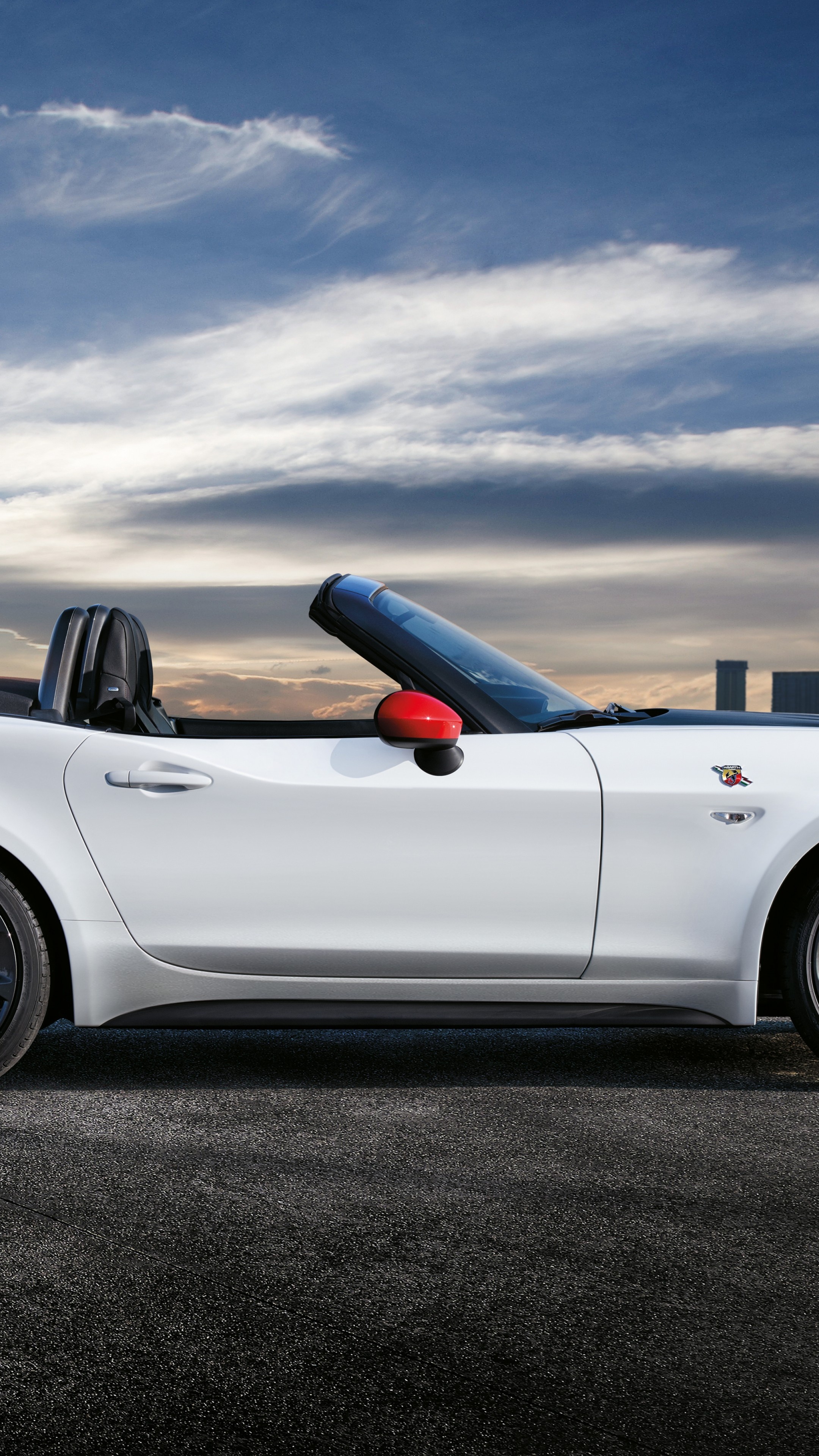 Fiat 124 Spider, Abarth Geneva Auto Show, 2160x3840 4K Phone