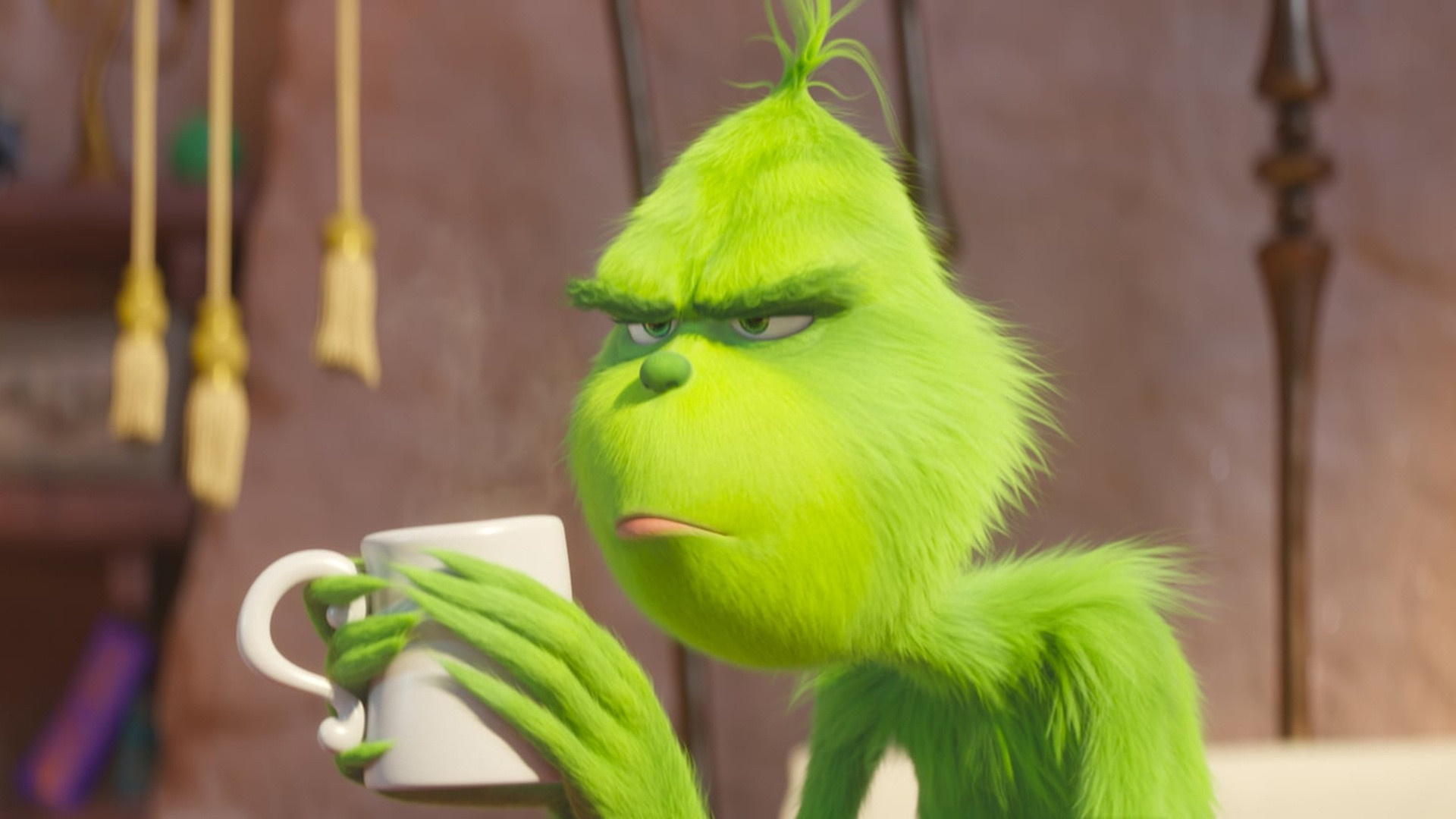 The Grinch desktop wallpaper, HD image, Whoville magic, Christmas joy, 1920x1080 Full HD Desktop