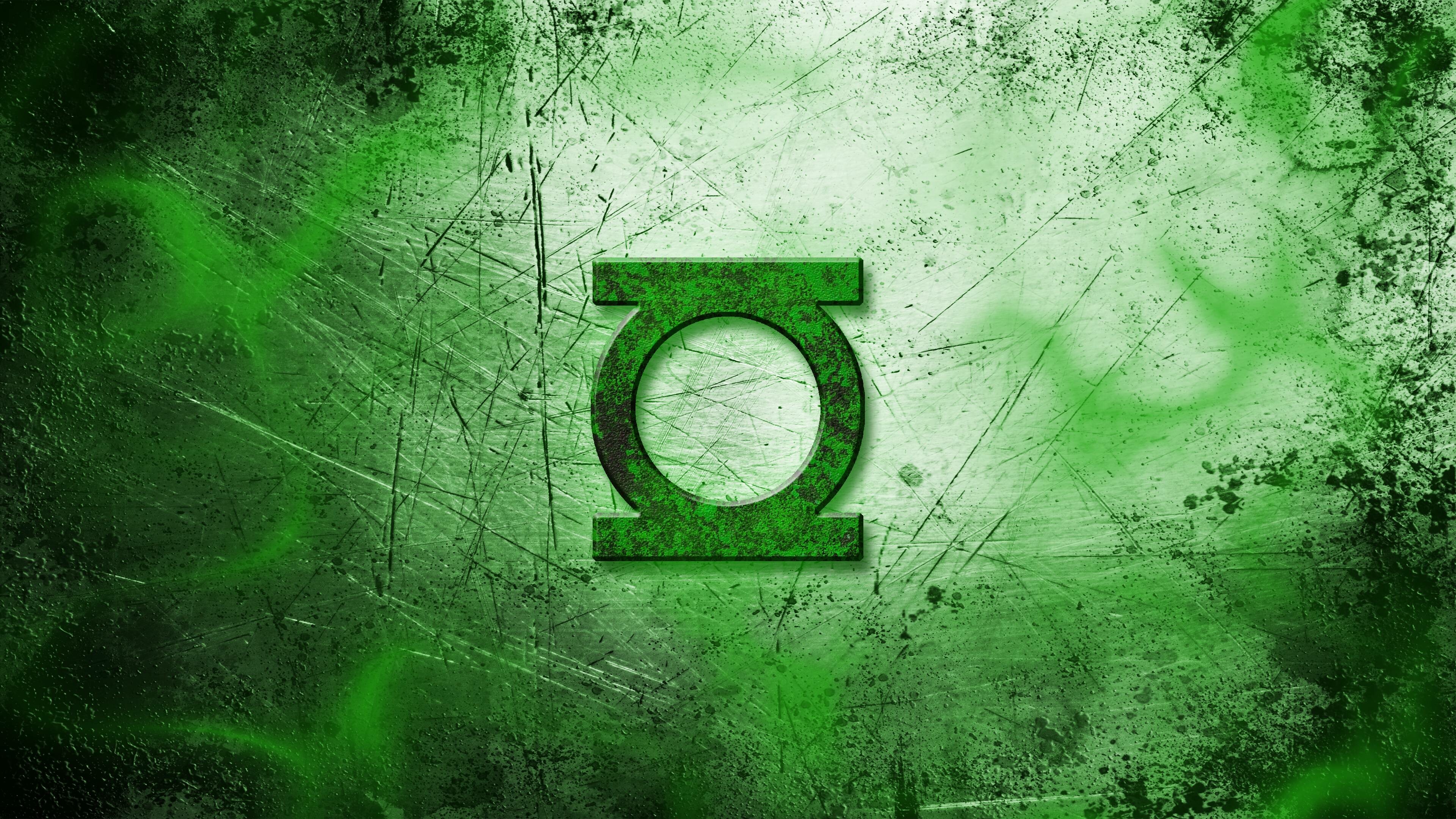 Logo, Green Lantern Wallpaper, 3840x2160 4K Desktop