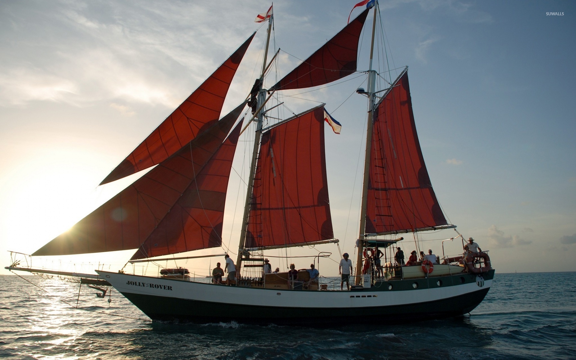 Schooner Jolly II Rover, Wallpaper photography, Stunning wallpapers, Sail away, 1920x1200 HD Desktop