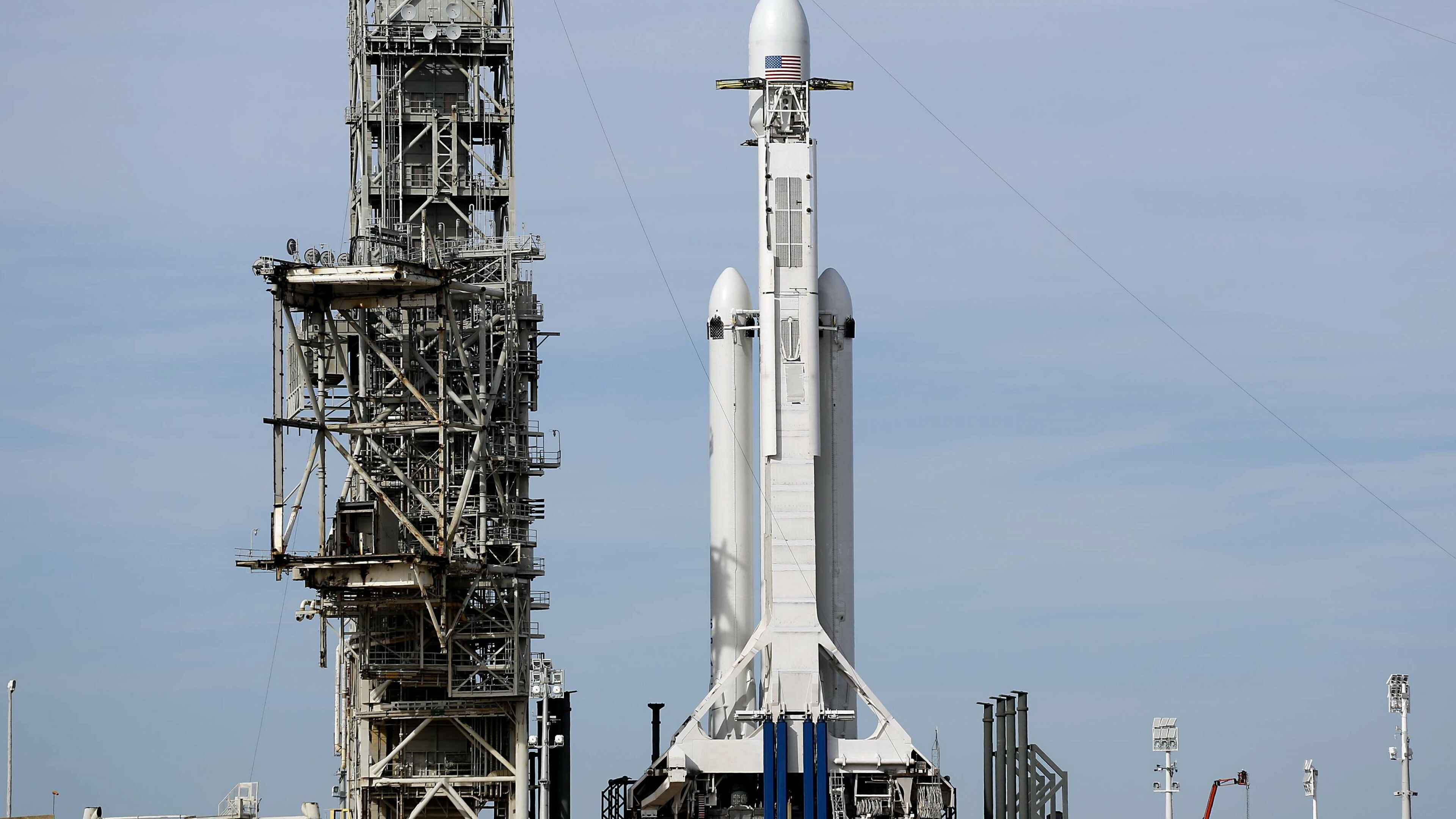 Falcon Heavy, SpaceX Wallpaper, 3840x2160 4K Desktop