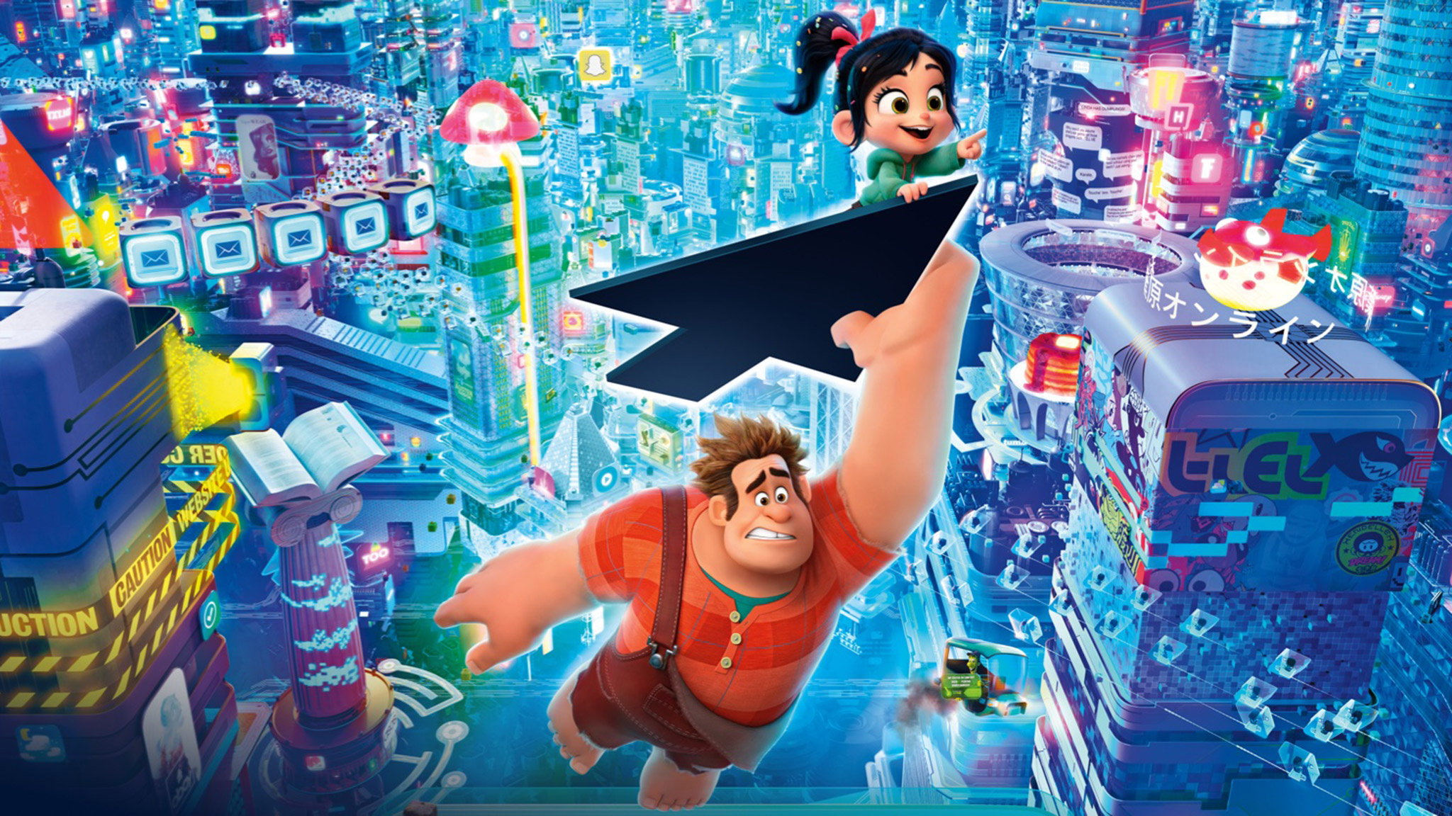 Ralph, Wreck-It Ralph 2 wallpapers, Zoey Thompson, Captivating imagery, 2050x1160 HD Desktop