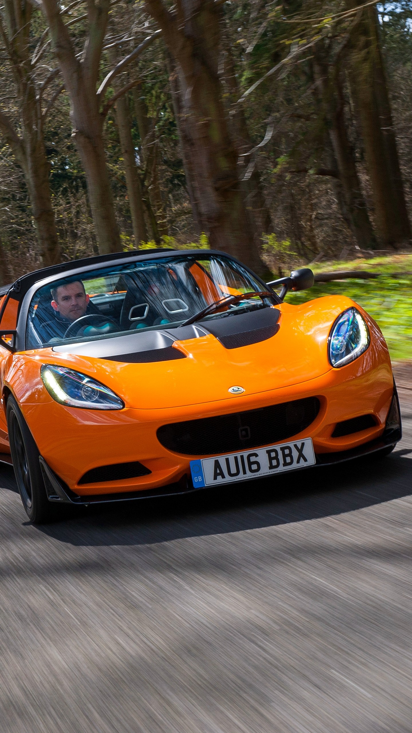 Lotus Elise, Speed orange cars, Bikes 11536, Lotus cup, 1440x2560 HD Phone