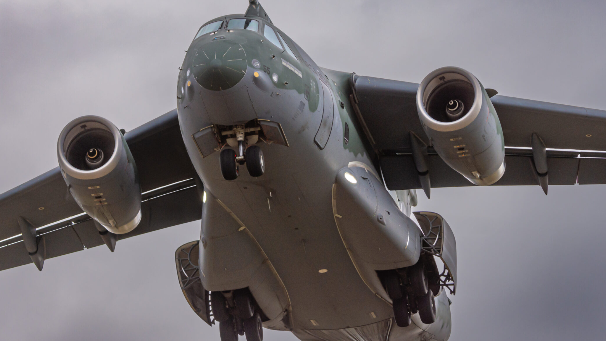 Embraer, C-390, Netherlands, Tactical transport, Aviacionlinecom, 2560x1440 HD Desktop