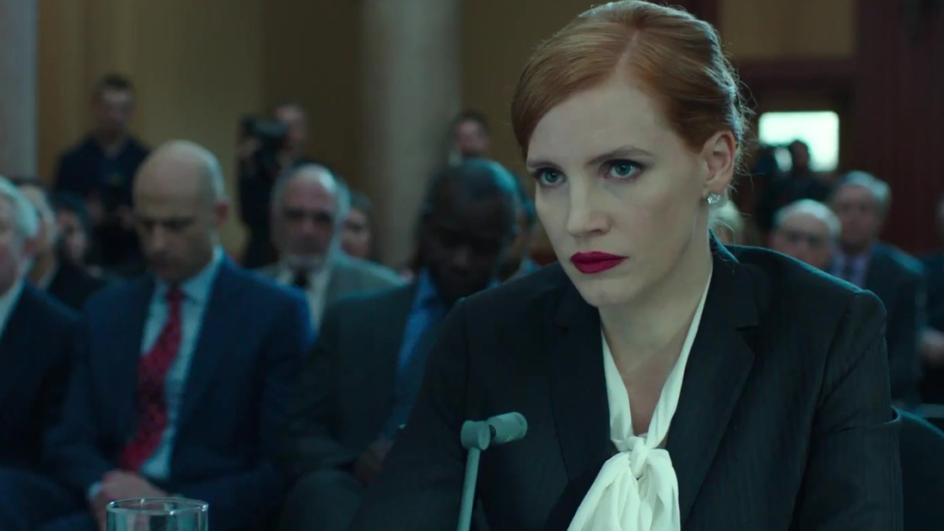 Miss Sloane, Die Erfindung der Wahrheit, Ruthless power play, German trailer, 1920x1080 Full HD Desktop