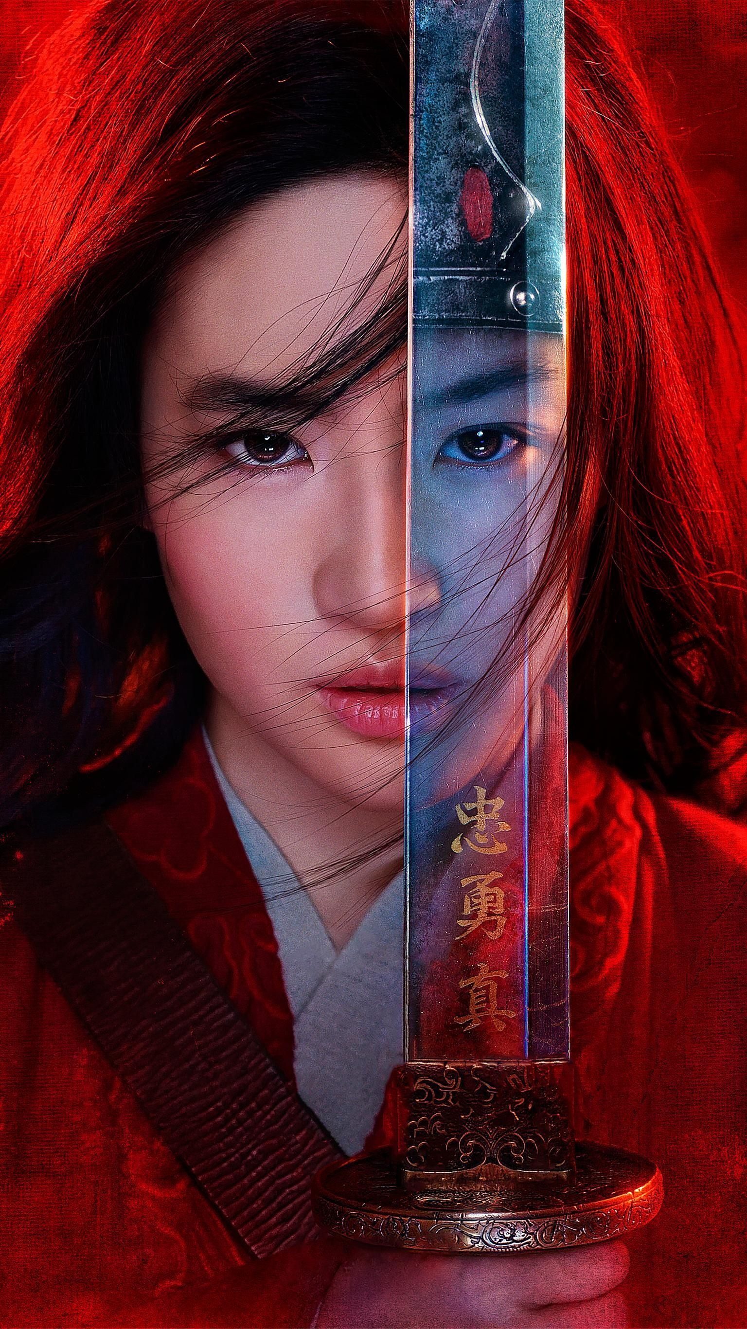 Mulan movie, Majestic landscapes, Emotion-filled scenes, Captivating visuals, 1540x2740 HD Phone