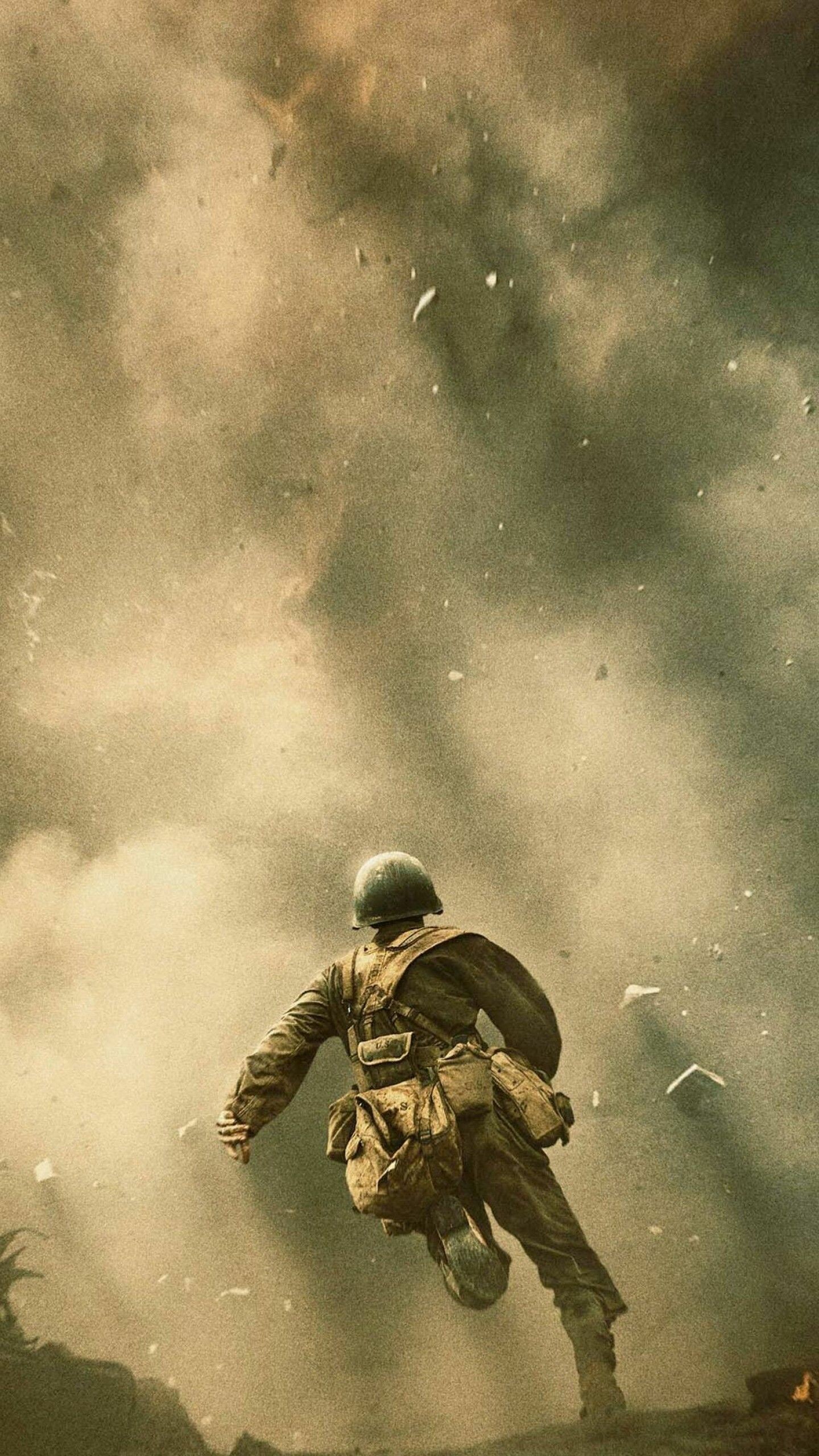 Hacksaw Ridge, Powerful war drama, Emotional storytelling, Heroic acts, 1440x2560 HD Phone