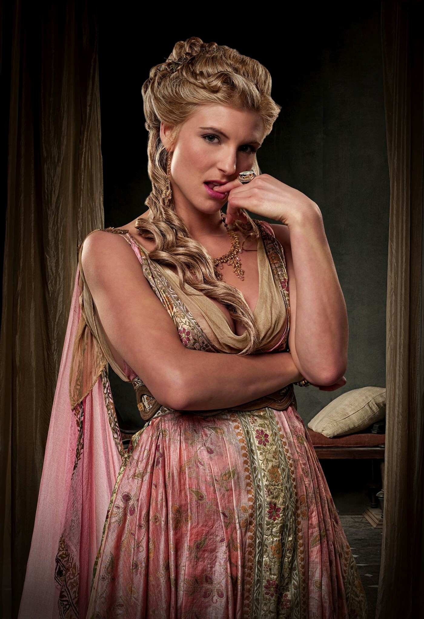 Ilithyia, Spartacus: Gods of the Arena Wallpaper, 1400x2050 HD Phone