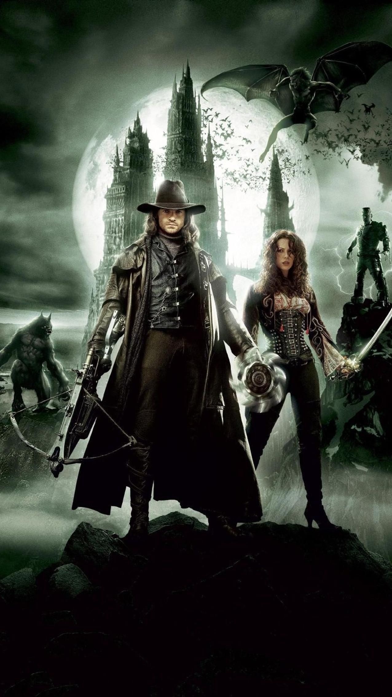 Underworld: Rise of the Lycans, Dark and intense, Vampire vs. werewolf conflict, Horror movie art, 1280x2270 HD Phone