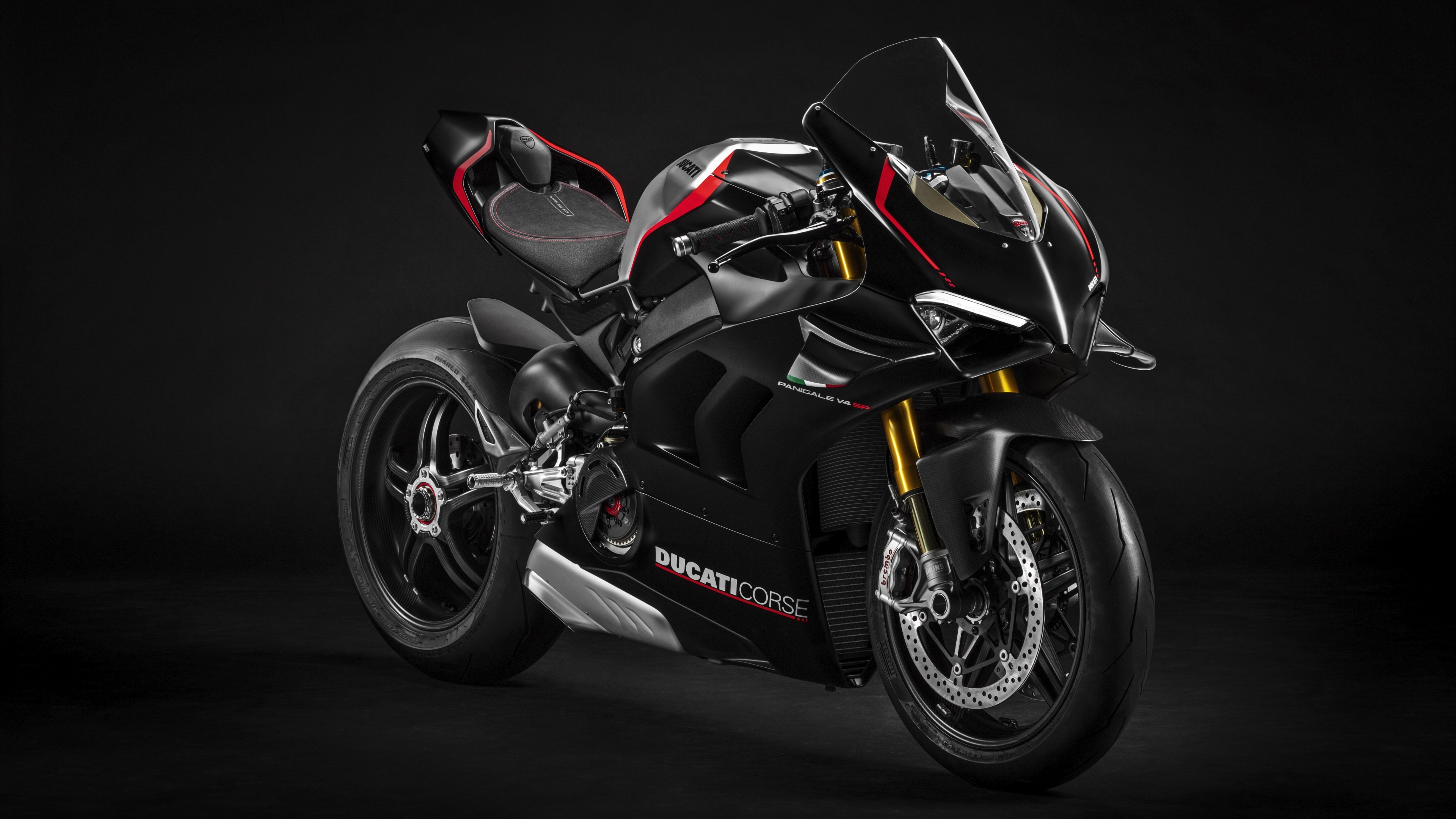 V4 SP Darkness, Ducati Panigale V4 Wallpaper, 3840x2160 4K Desktop