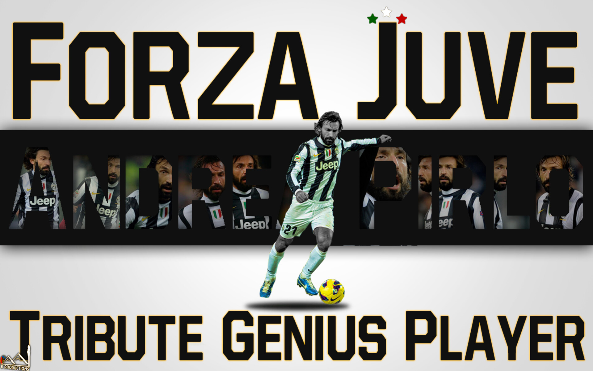 Andrea Pirlo, Forza Juve Wallpaper, 1920x1200 HD Desktop