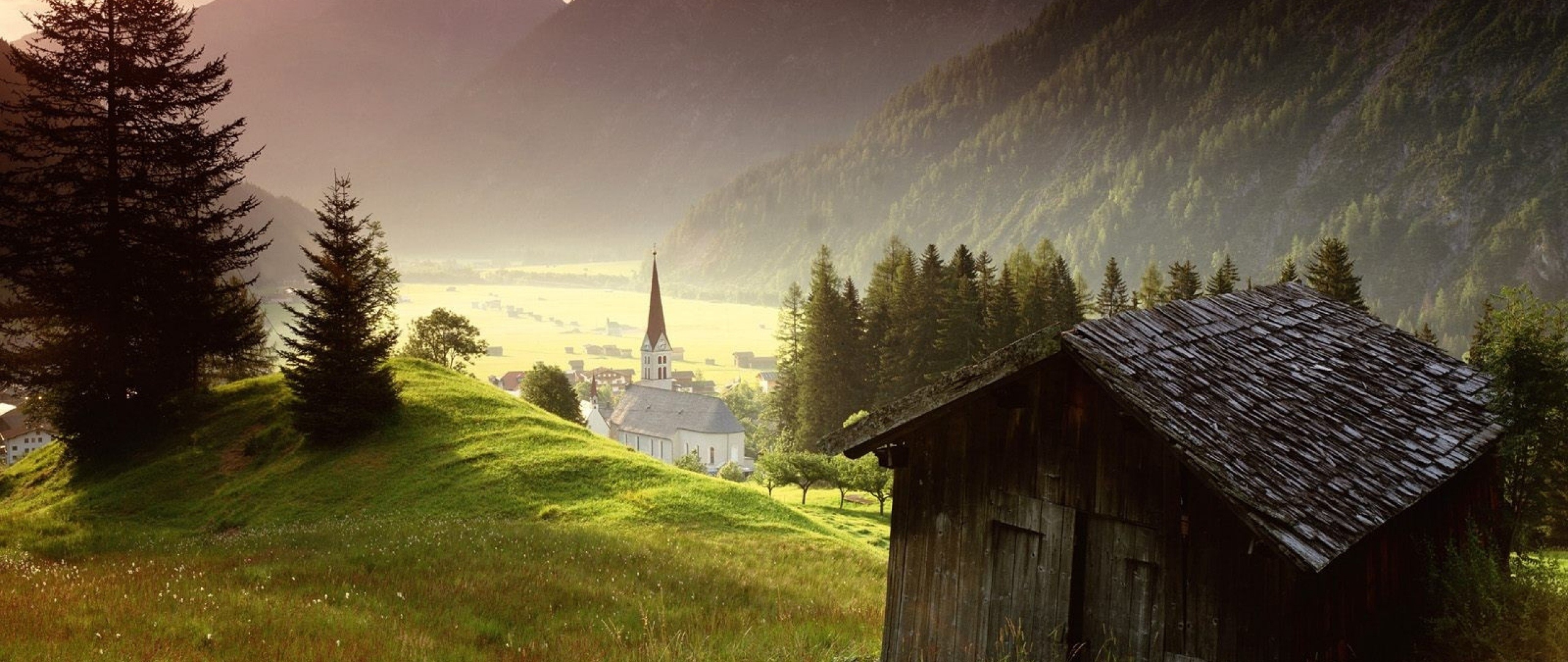 Tyrol, Austria Wallpaper, 2560x1080 Dual Screen Desktop