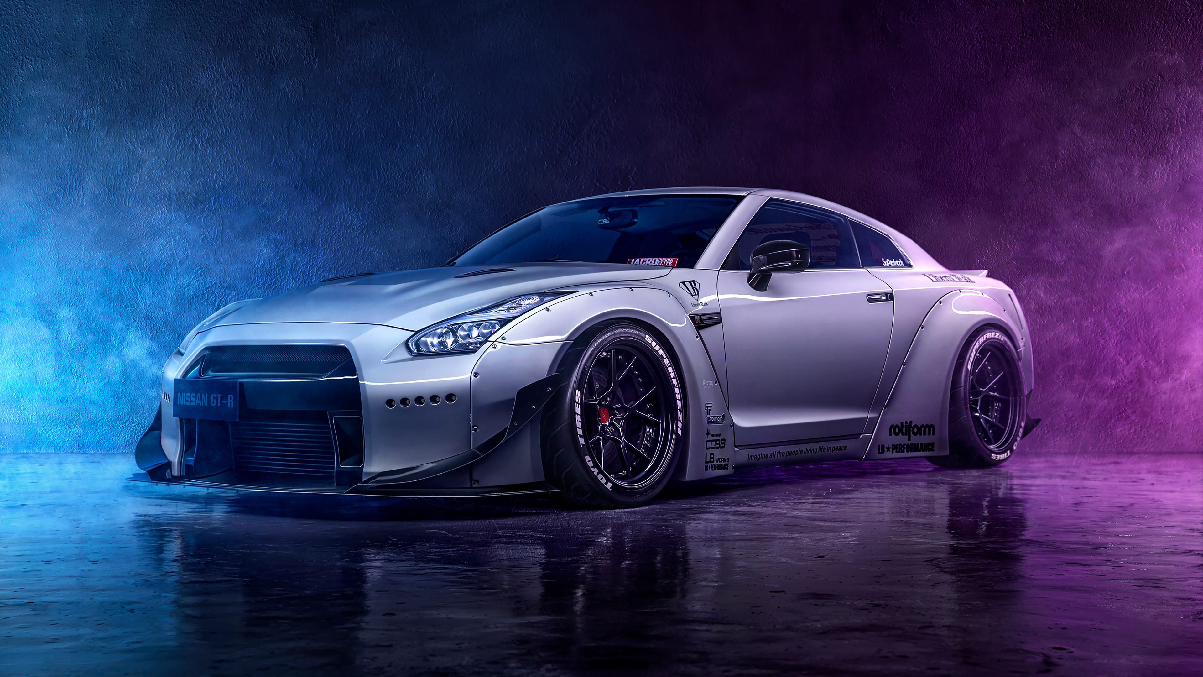 Rocket Bunny, GT-R Wallpaper, 3840x2160 4K Desktop