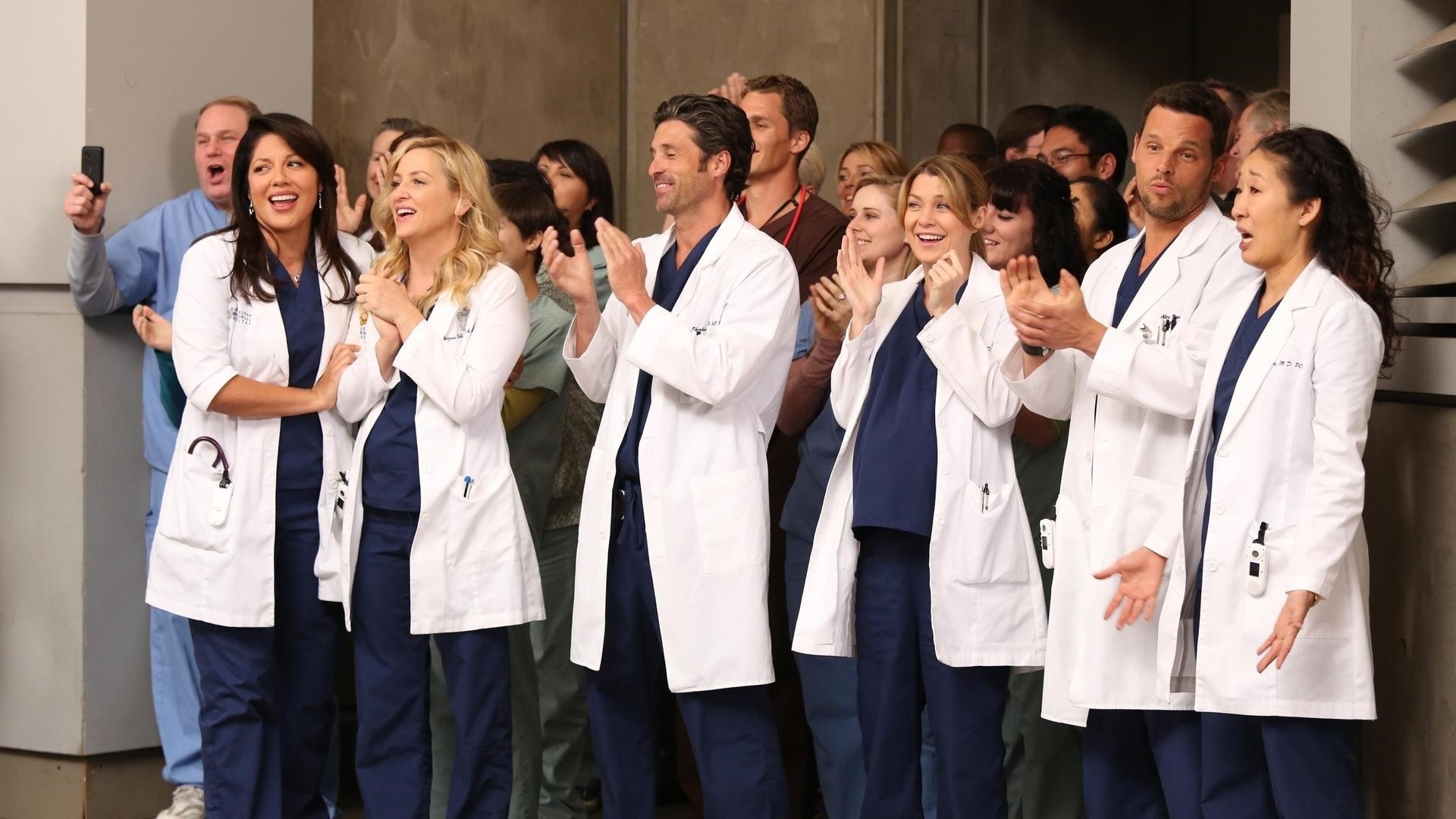 Grey's Anatomy, Dramatic moments, Engaging characters, Hospital drama, 1920x1080 Full HD Desktop