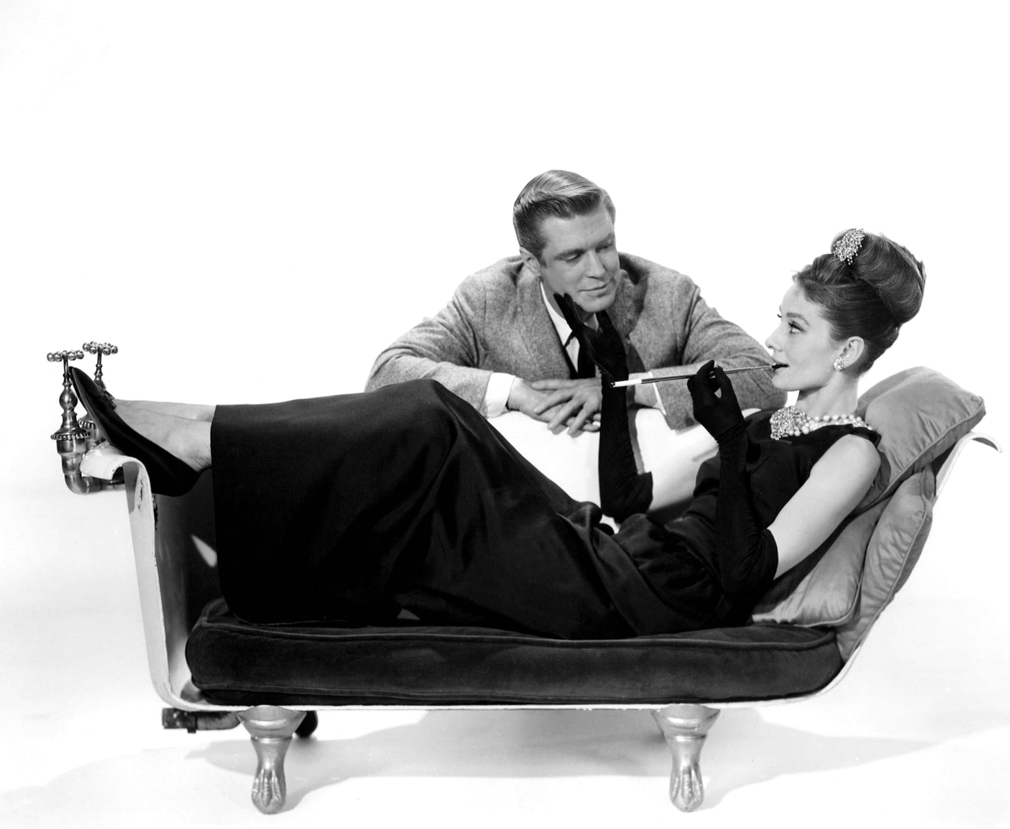 Breakfast at Tiffany's, Audrey Hepburn, George Peppard, dvdbash, 2000x1650 HD Desktop