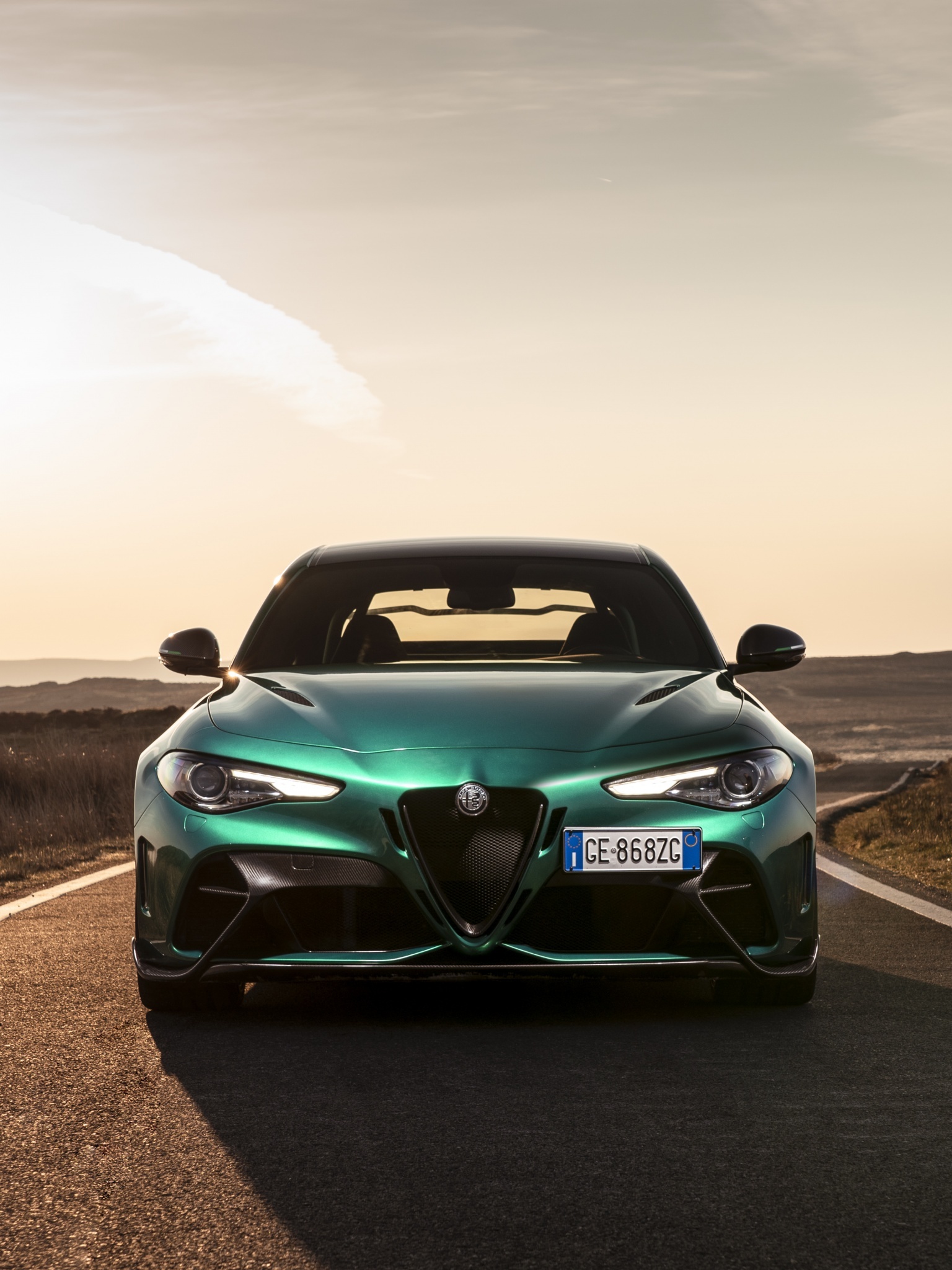 Alfa Romeo Giulia, GTAM performance, 2021 edition, Exquisite design, 1540x2050 HD Phone