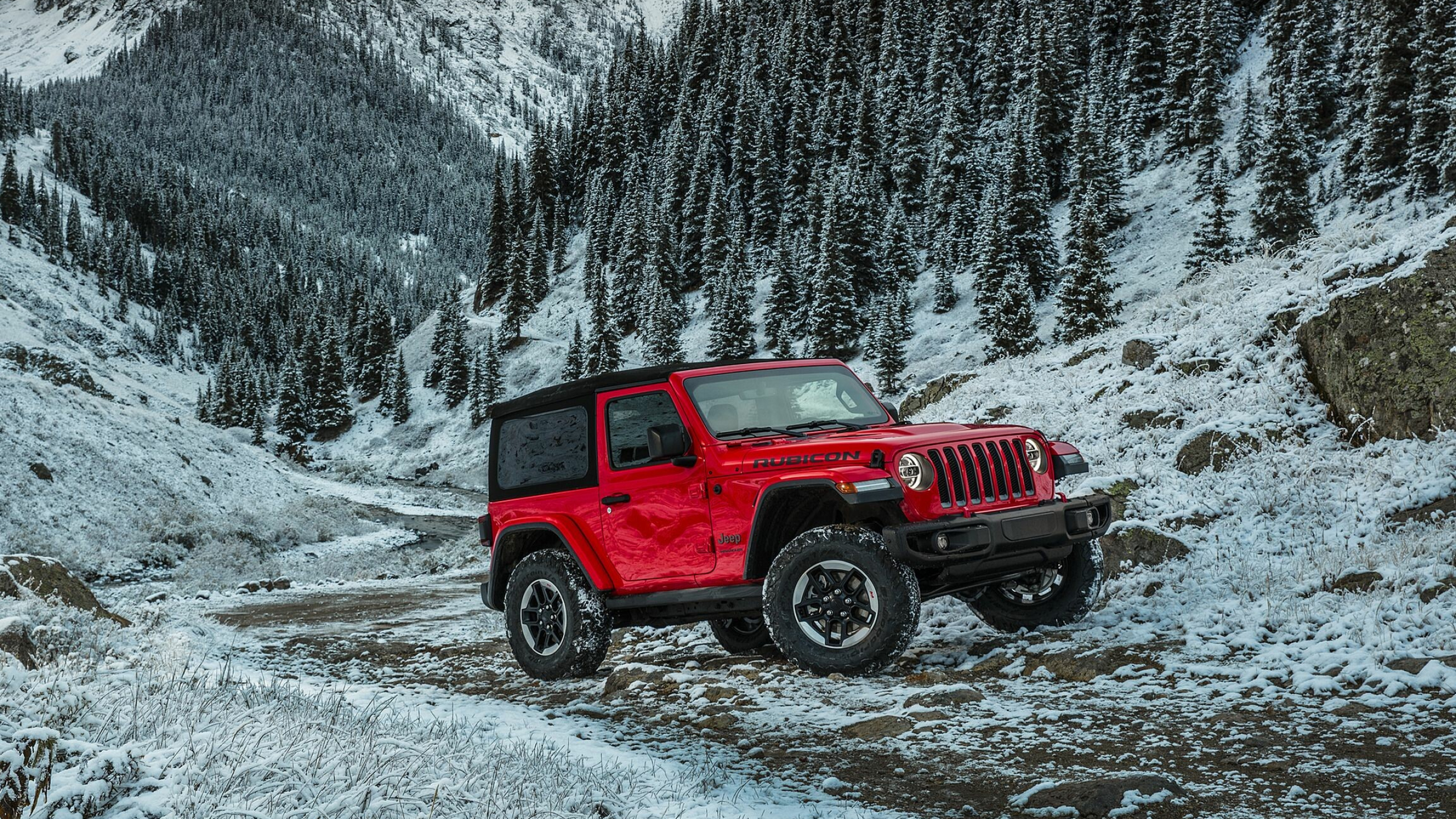 Jeeps in snow wallpapers, Winter wonderland, Cold weather conquerors, Unstoppable in the snow, 2560x1440 HD Desktop